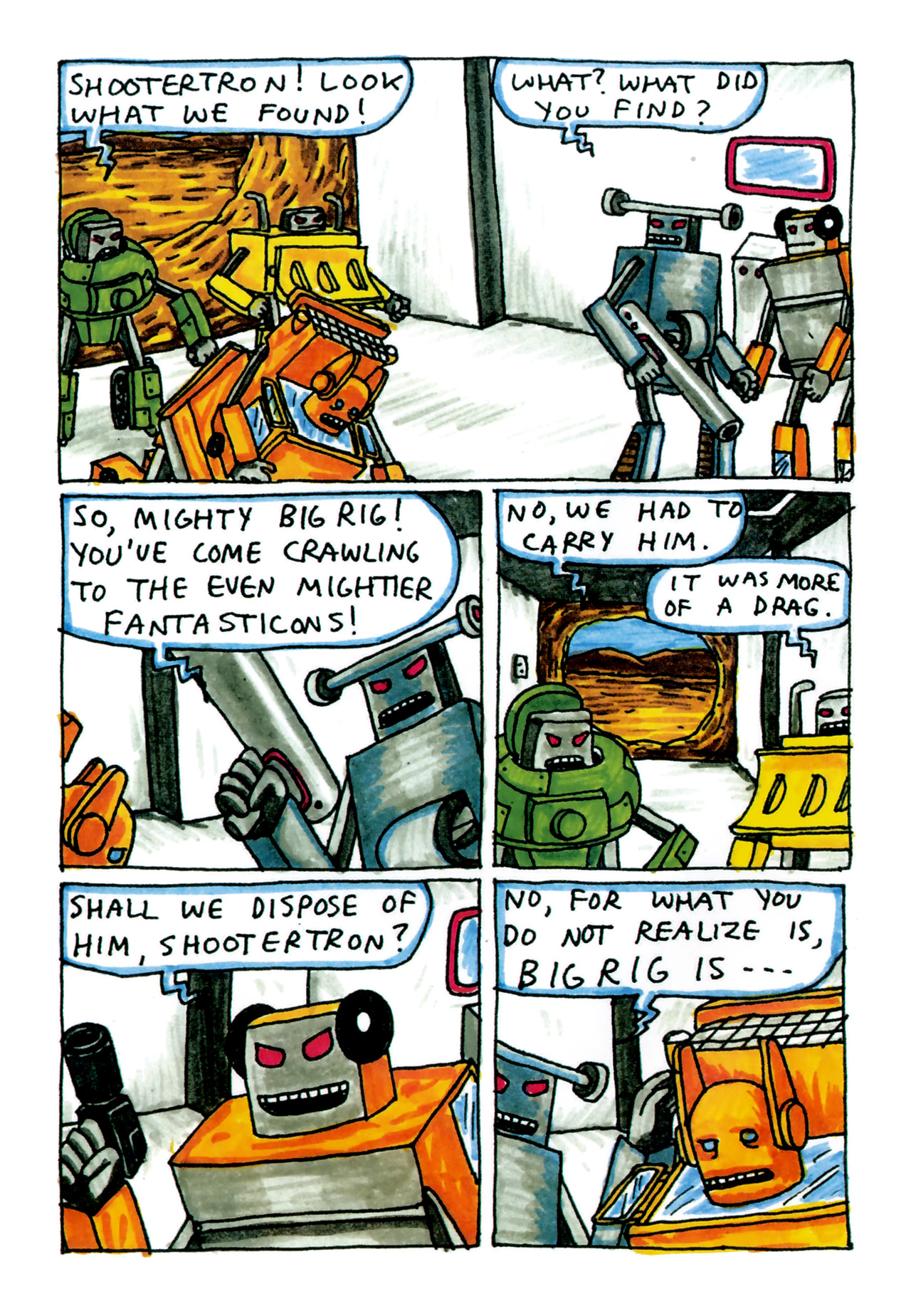 Read online Incredible Change-Bots comic -  Issue # TPB 1 - 112