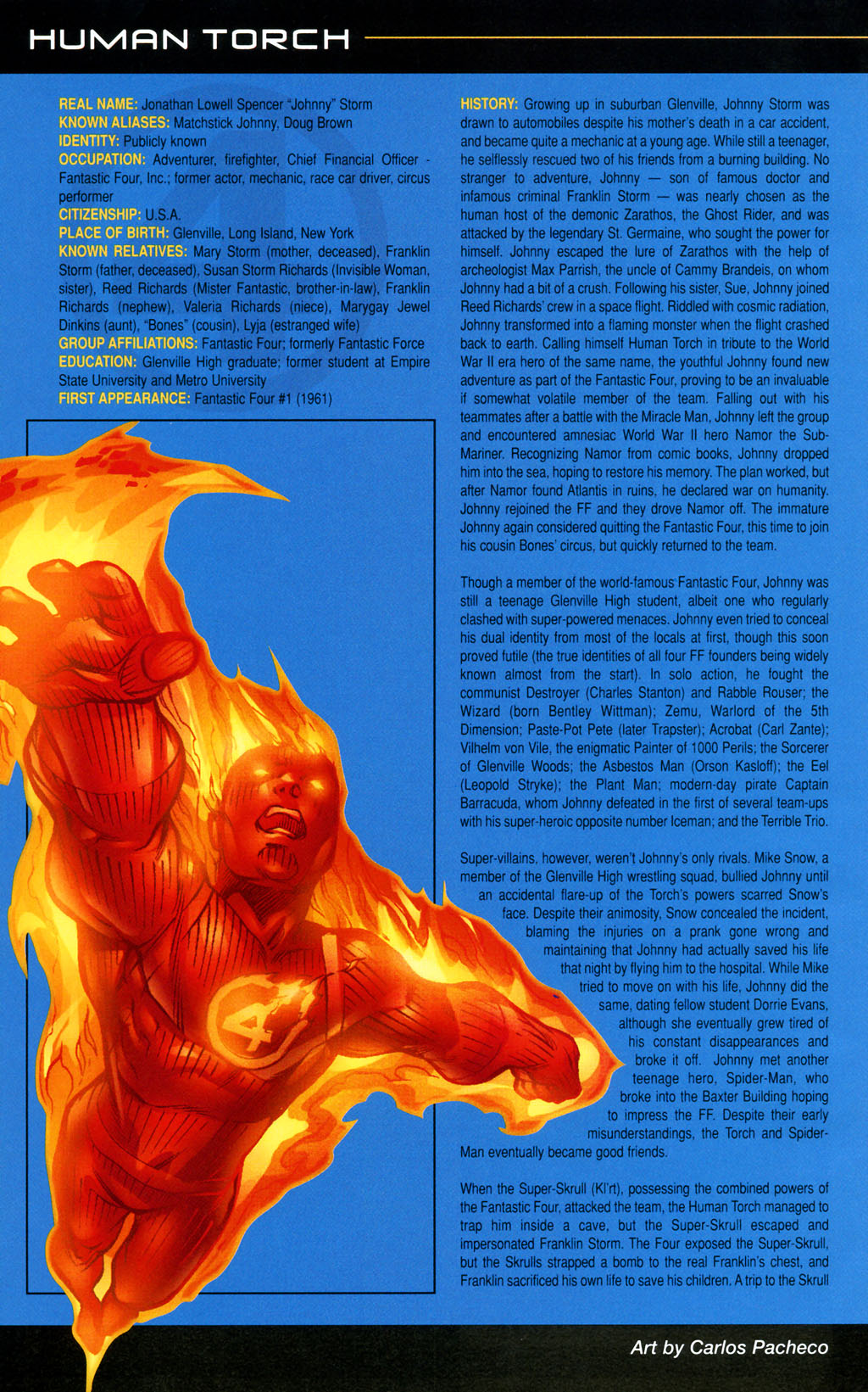 Read online Official Handbook of the Marvel Universe: Fantastic Four 2005 comic -  Issue # Full - 16