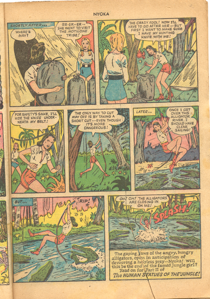 Read online Nyoka the Jungle Girl (1945) comic -  Issue #28 - 9