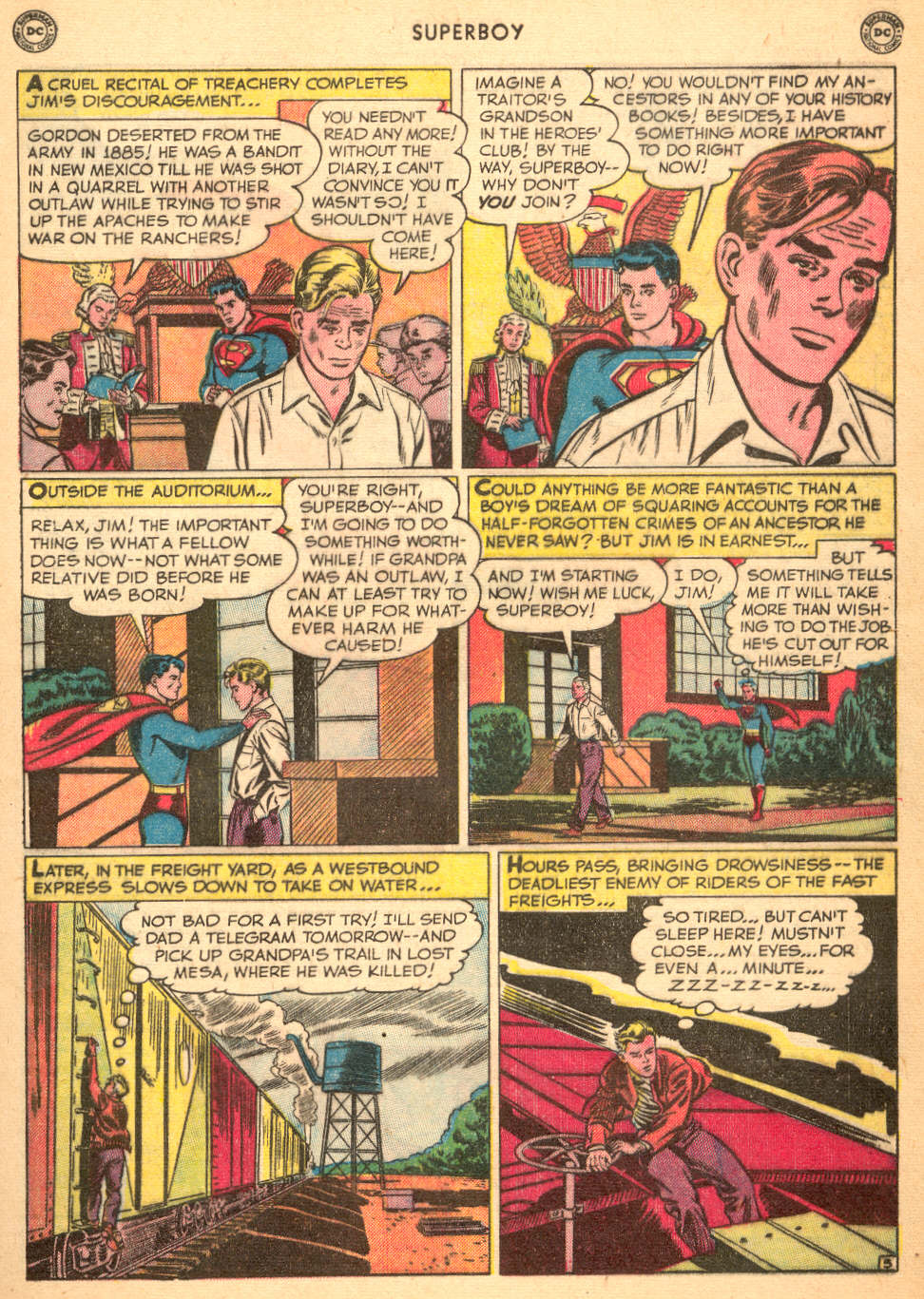 Read online Superboy (1949) comic -  Issue #12 - 6