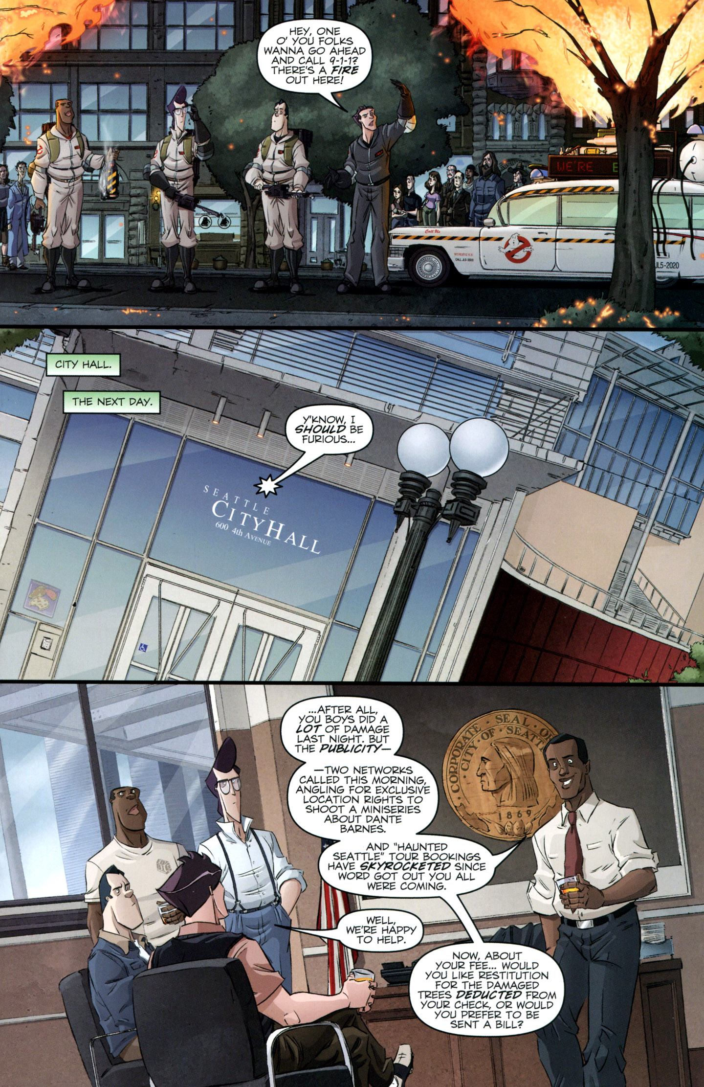 Read online Ghostbusters (2011) comic -  Issue #12 - 21