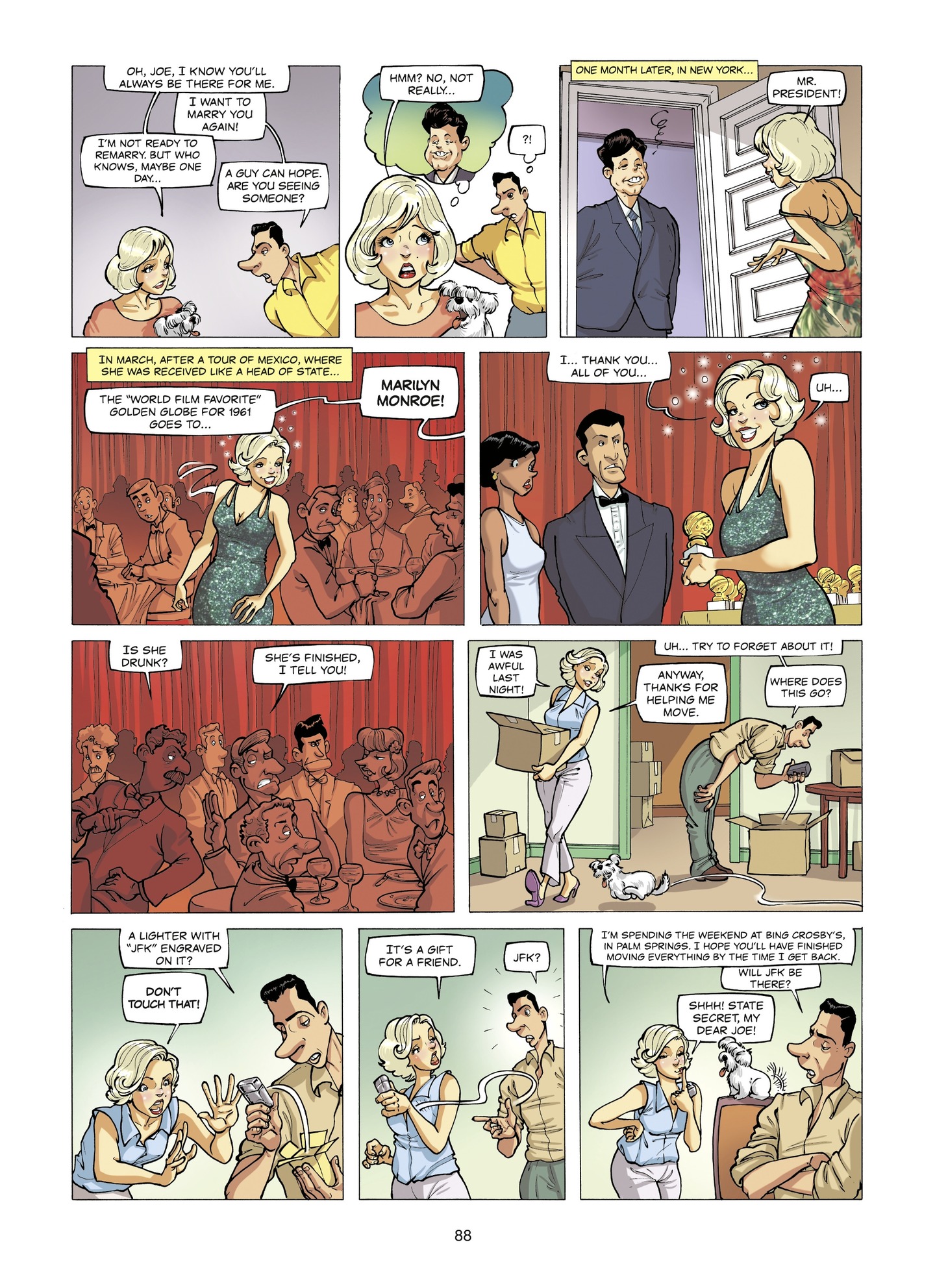 Read online The Stars of History: Marilyn Monroe comic -  Issue # TPB - 88