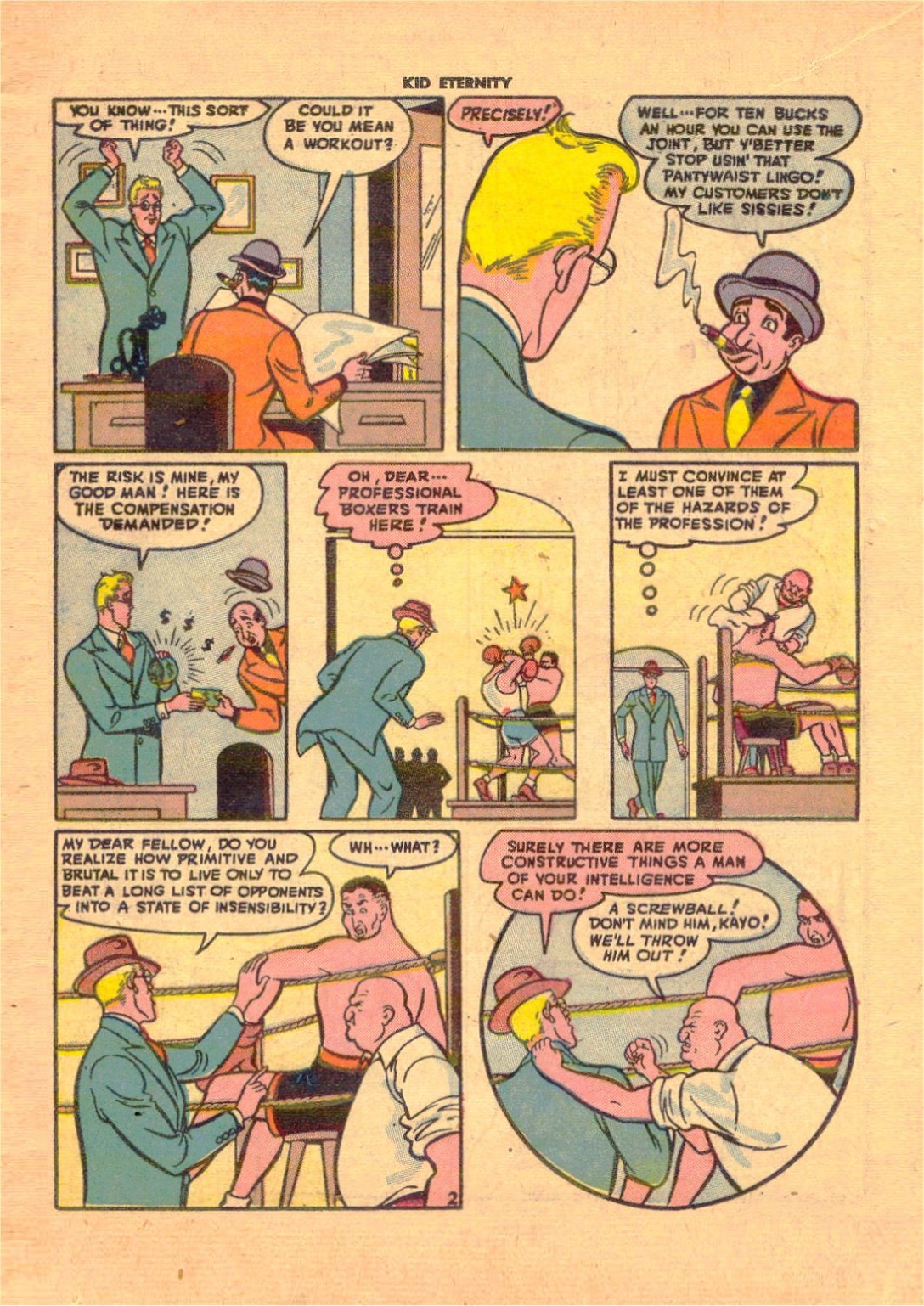 Read online Kid Eternity (1946) comic -  Issue #8 - 27