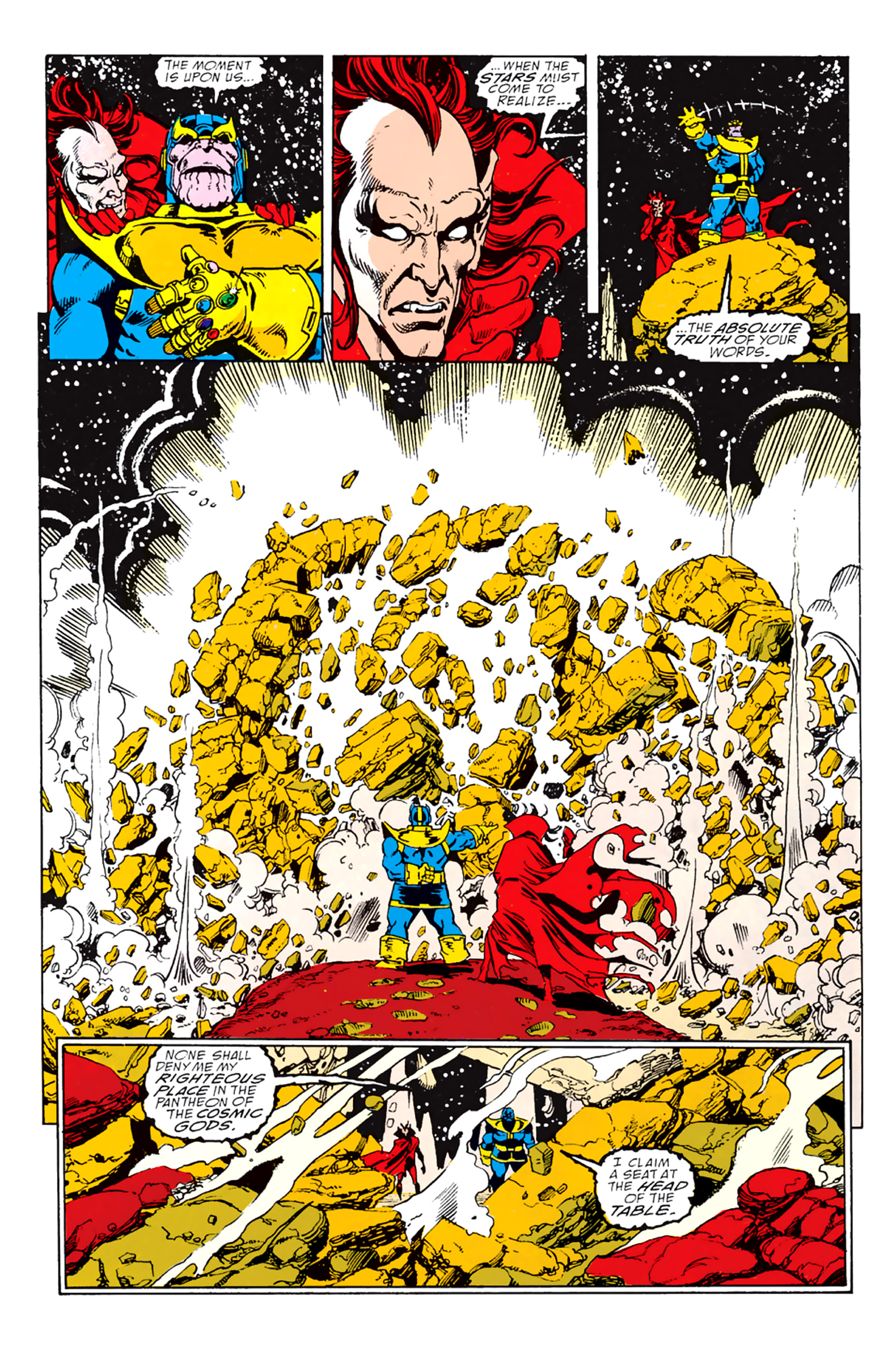 Read online Infinity Gauntlet (1991) comic -  Issue #1 - 4