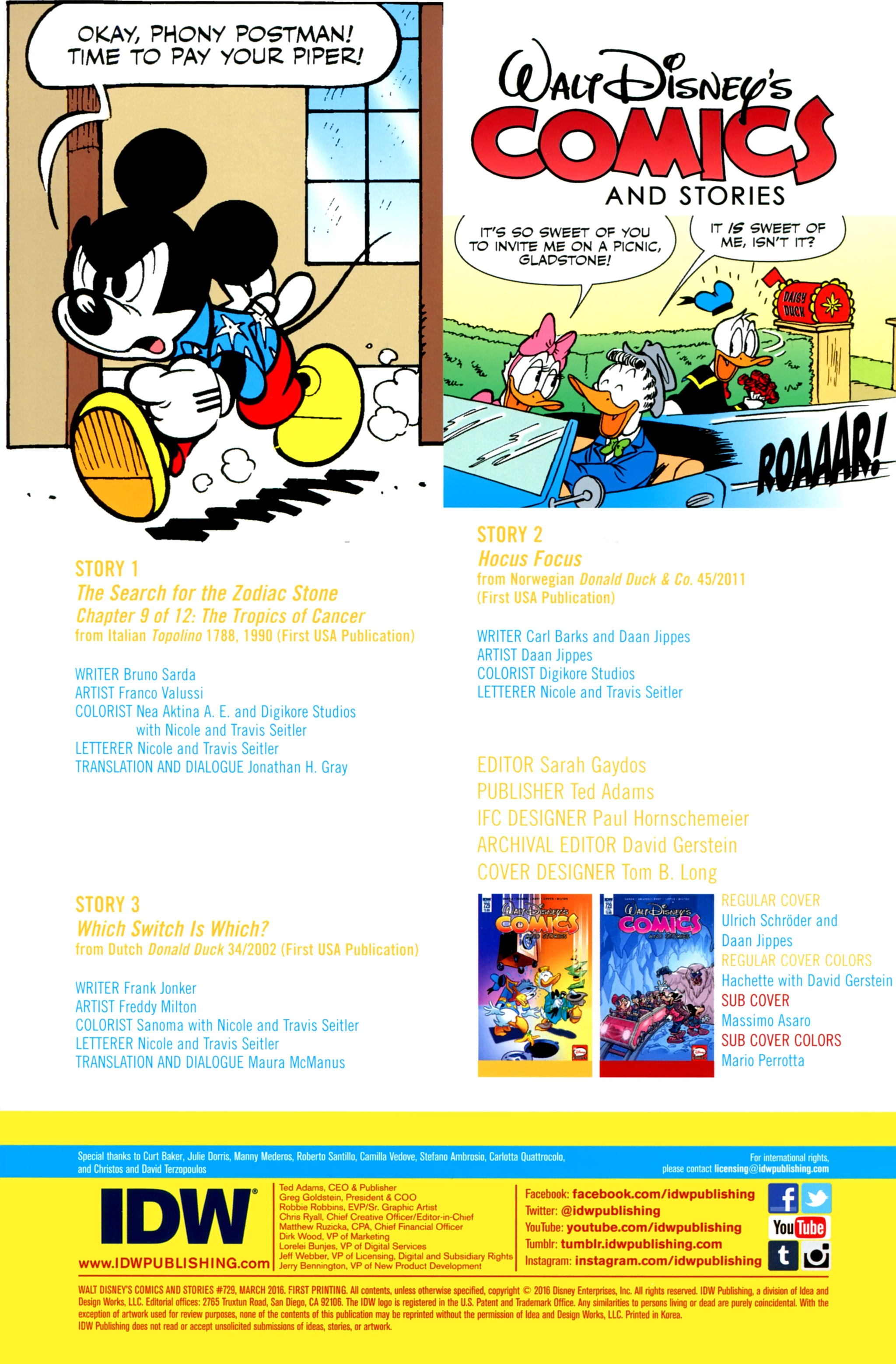 Read online Walt Disney's Comics and Stories comic -  Issue #729 - 2