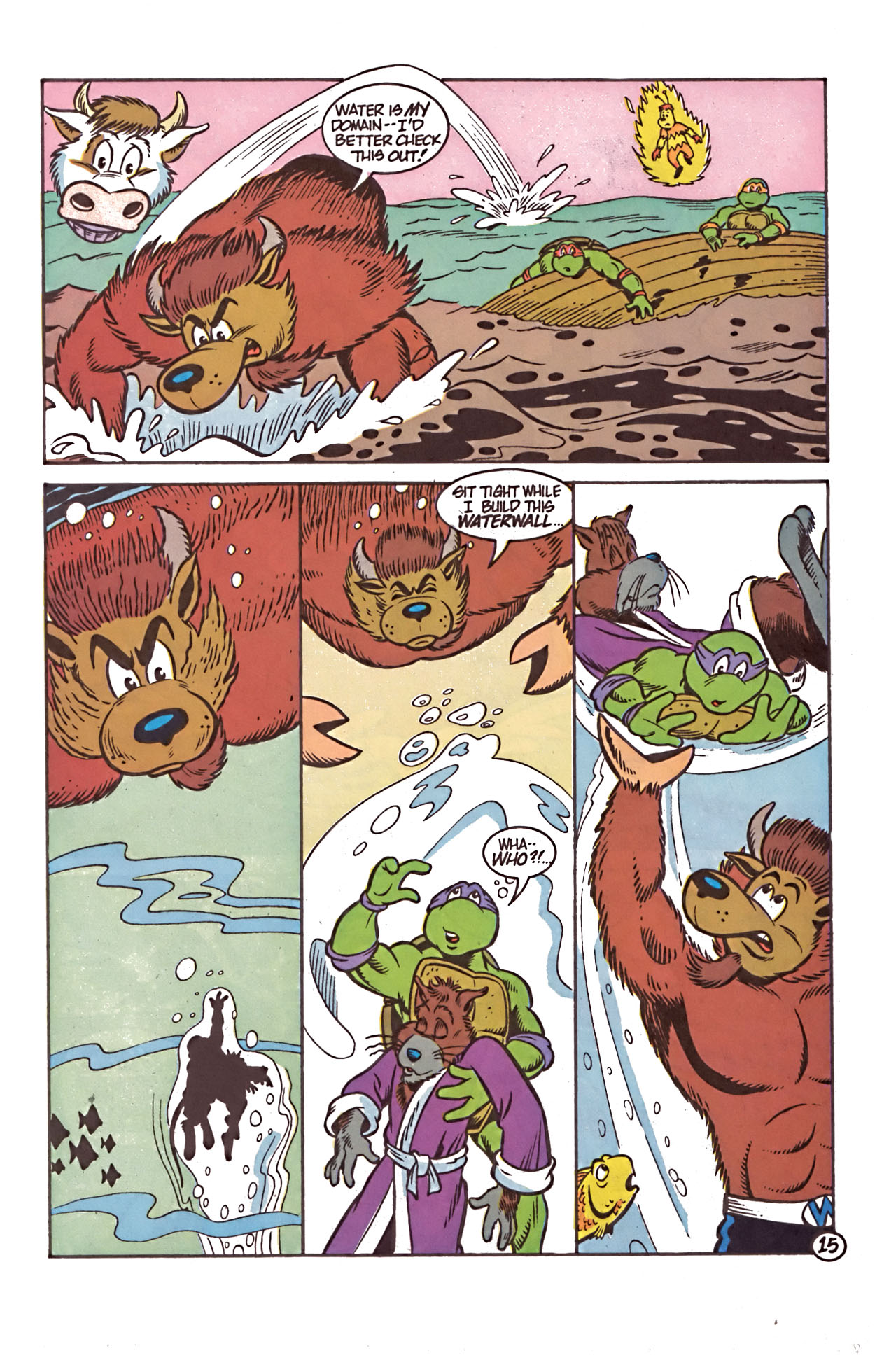 Read online Teenage Mutant Ninja Turtles Meet The Conservation Corps comic -  Issue # Full - 17