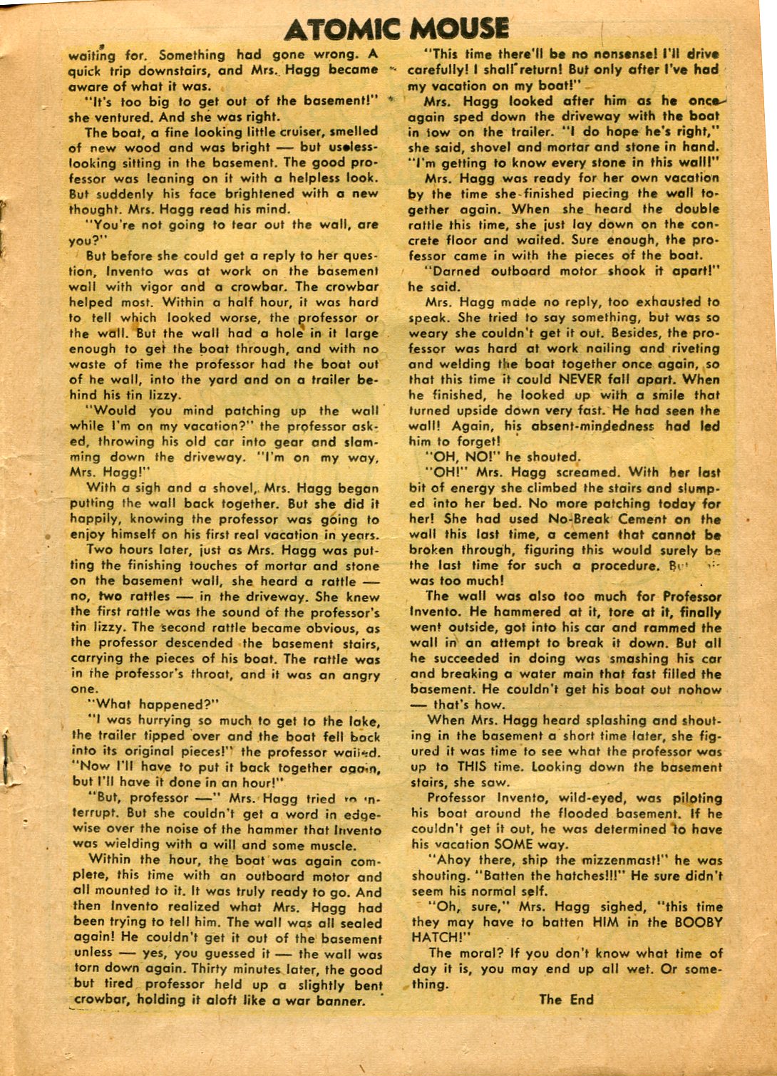 Read online Atomic Mouse comic -  Issue #10 - 19