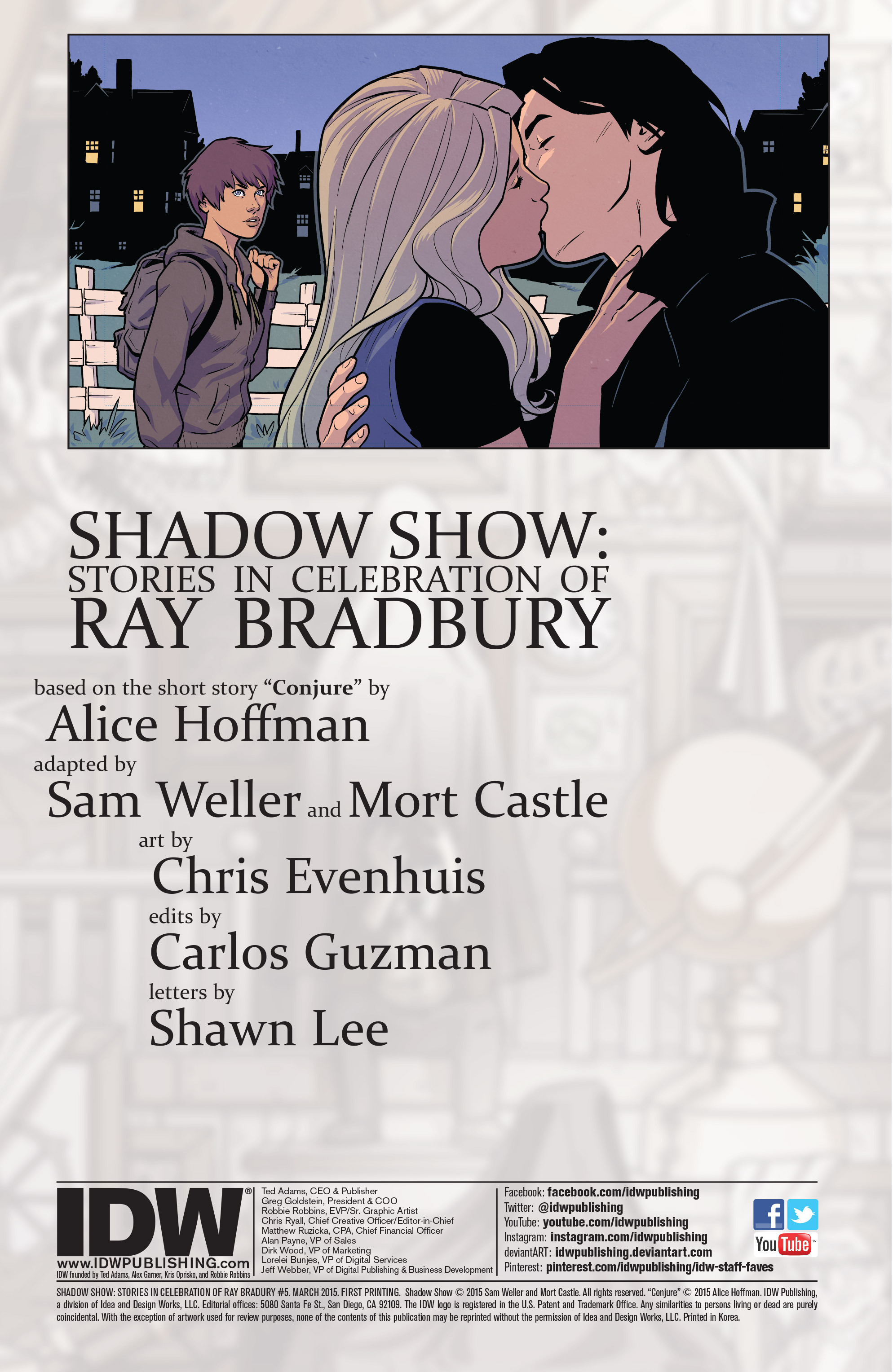 Read online Shadow Show: Stories in Celebration of Ray Bradbury comic -  Issue #5 - 2