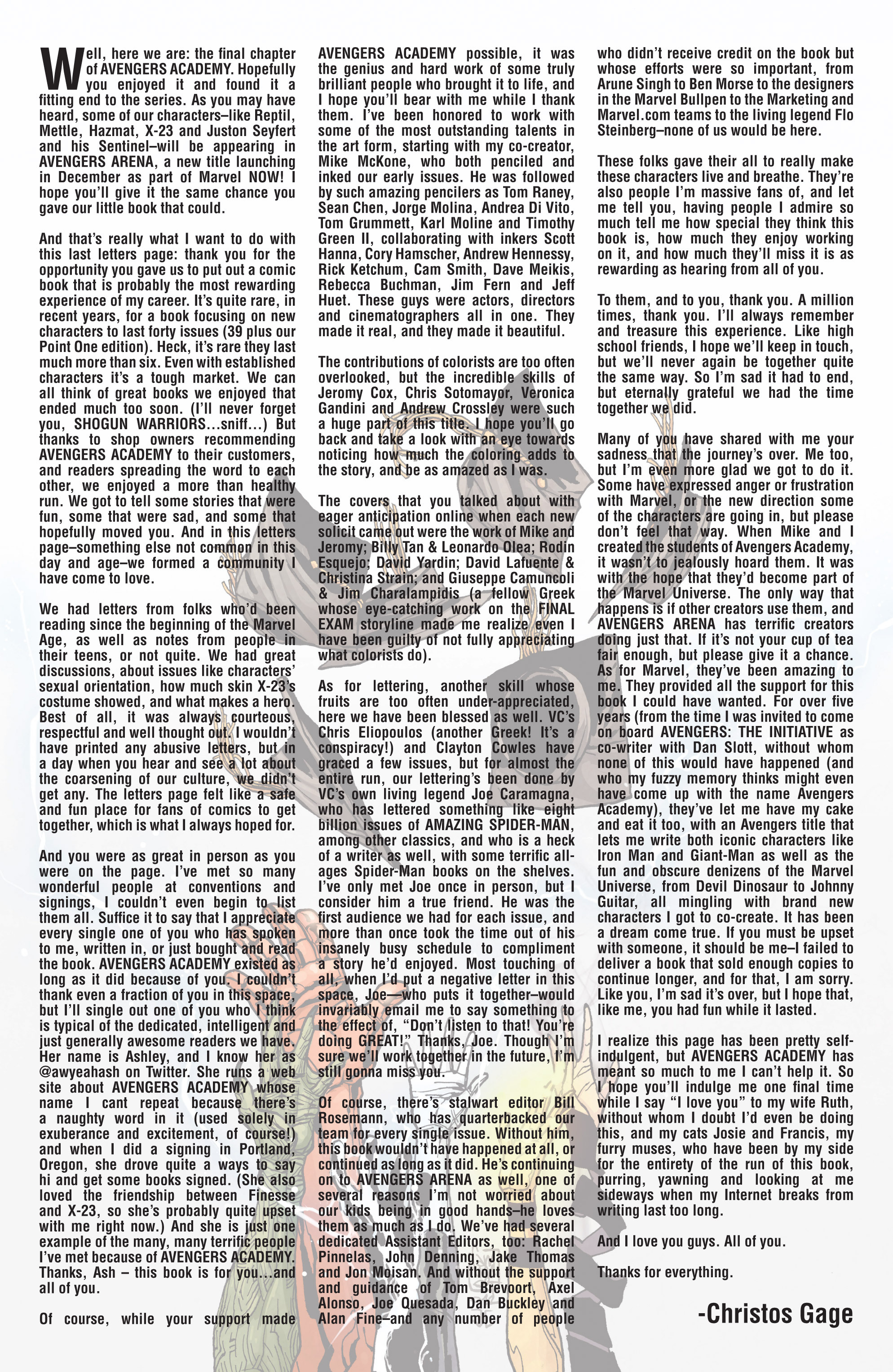 Read online Avengers Academy comic -  Issue # _TPB Final Exams - 139