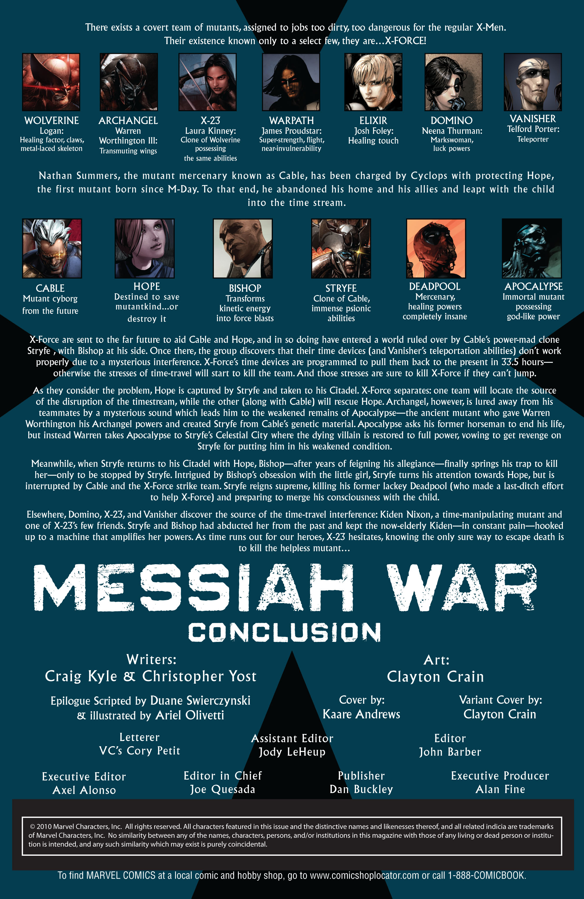 Read online X-Force/Cable: Messiah War comic -  Issue # _TPB (Part 2) - 119