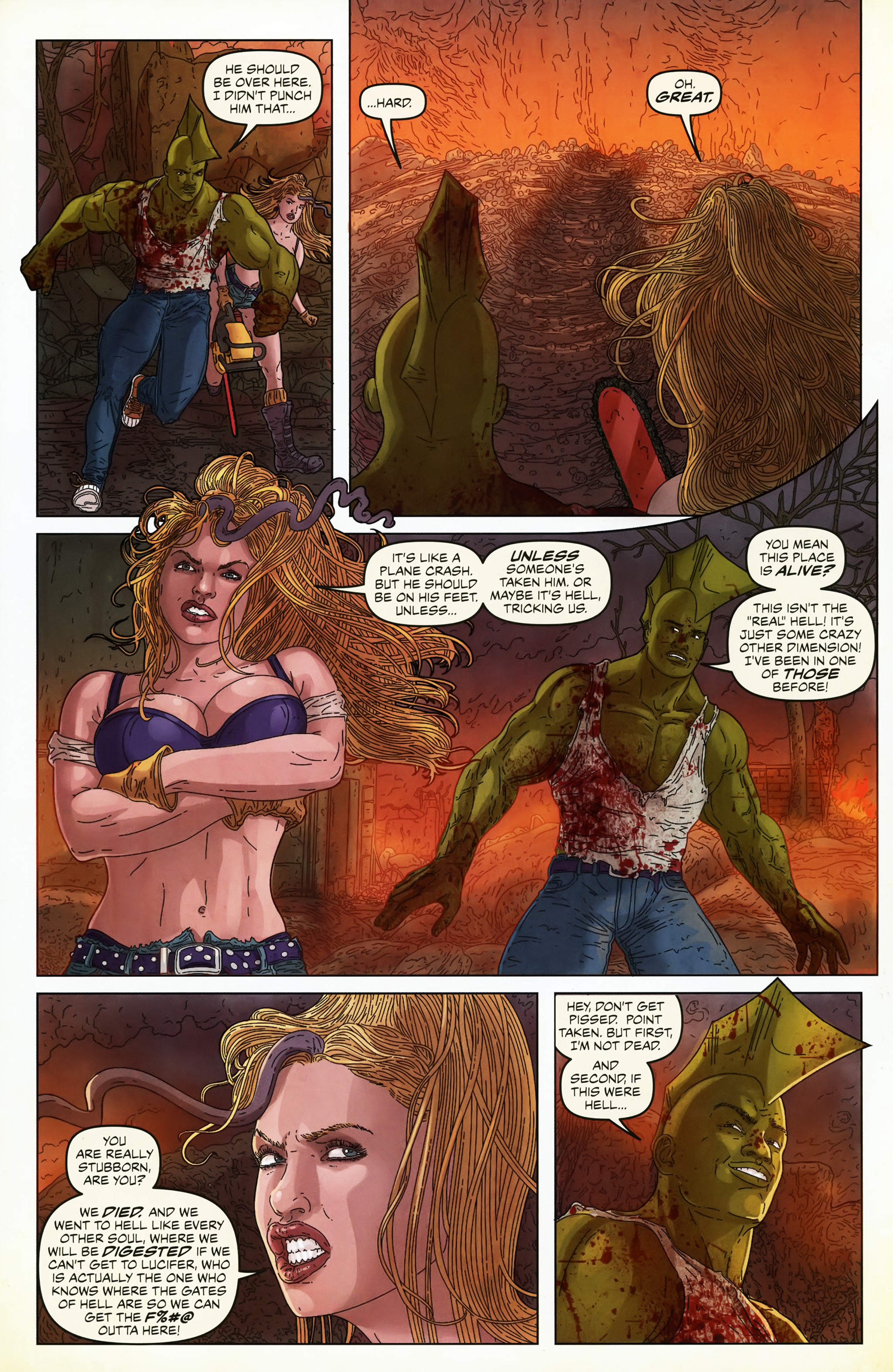 Read online Nancy In Hell: A Dragon in Hell comic -  Issue # Full - 16