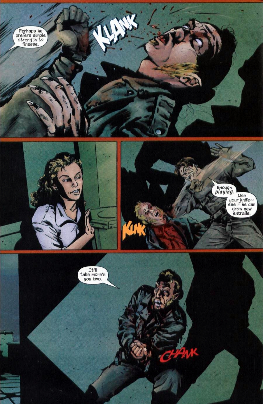 Read online Sabretooth: Mary Shelley Overdrive comic -  Issue #1 - 10