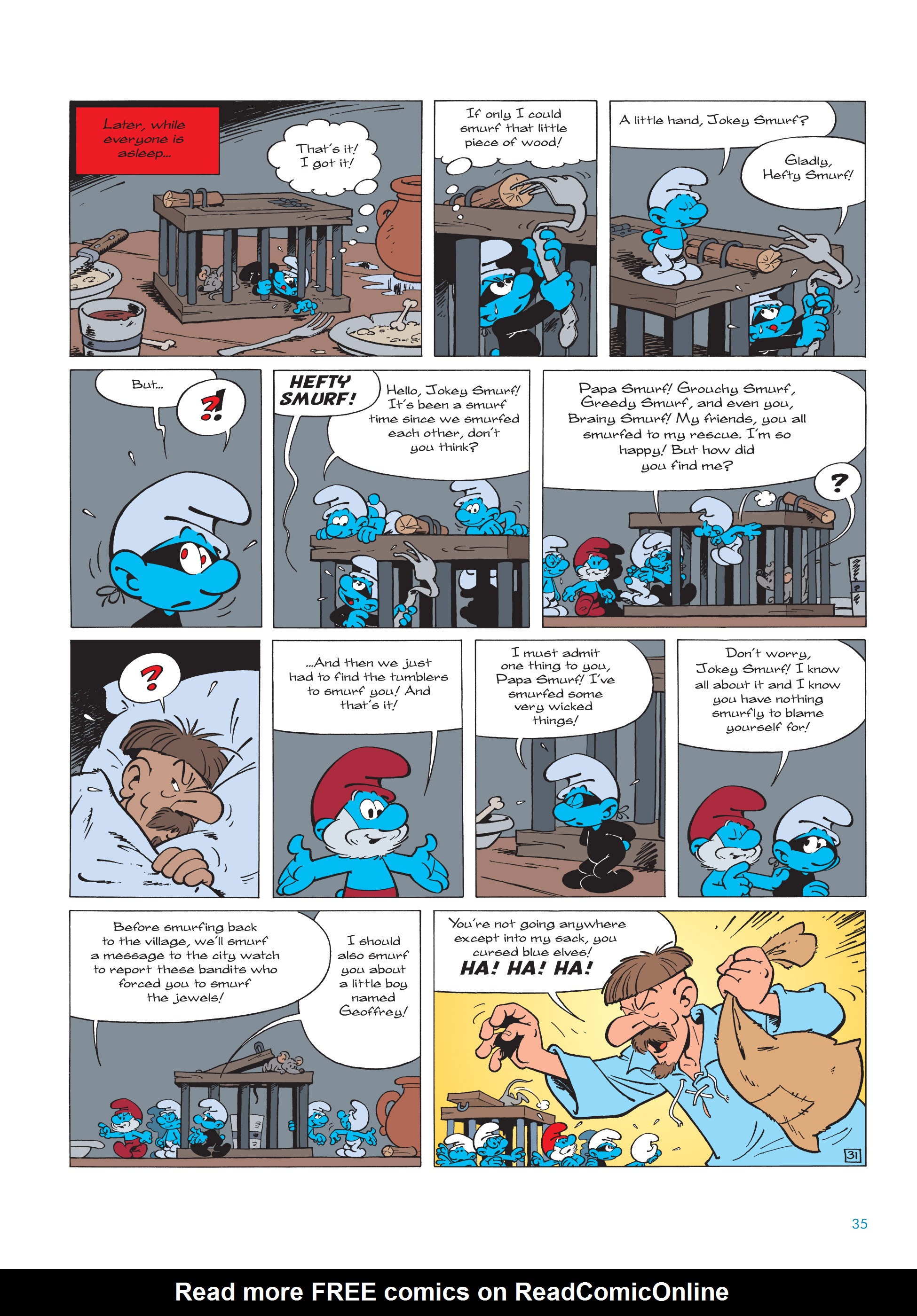 Read online The Smurfs comic -  Issue #19 - 35