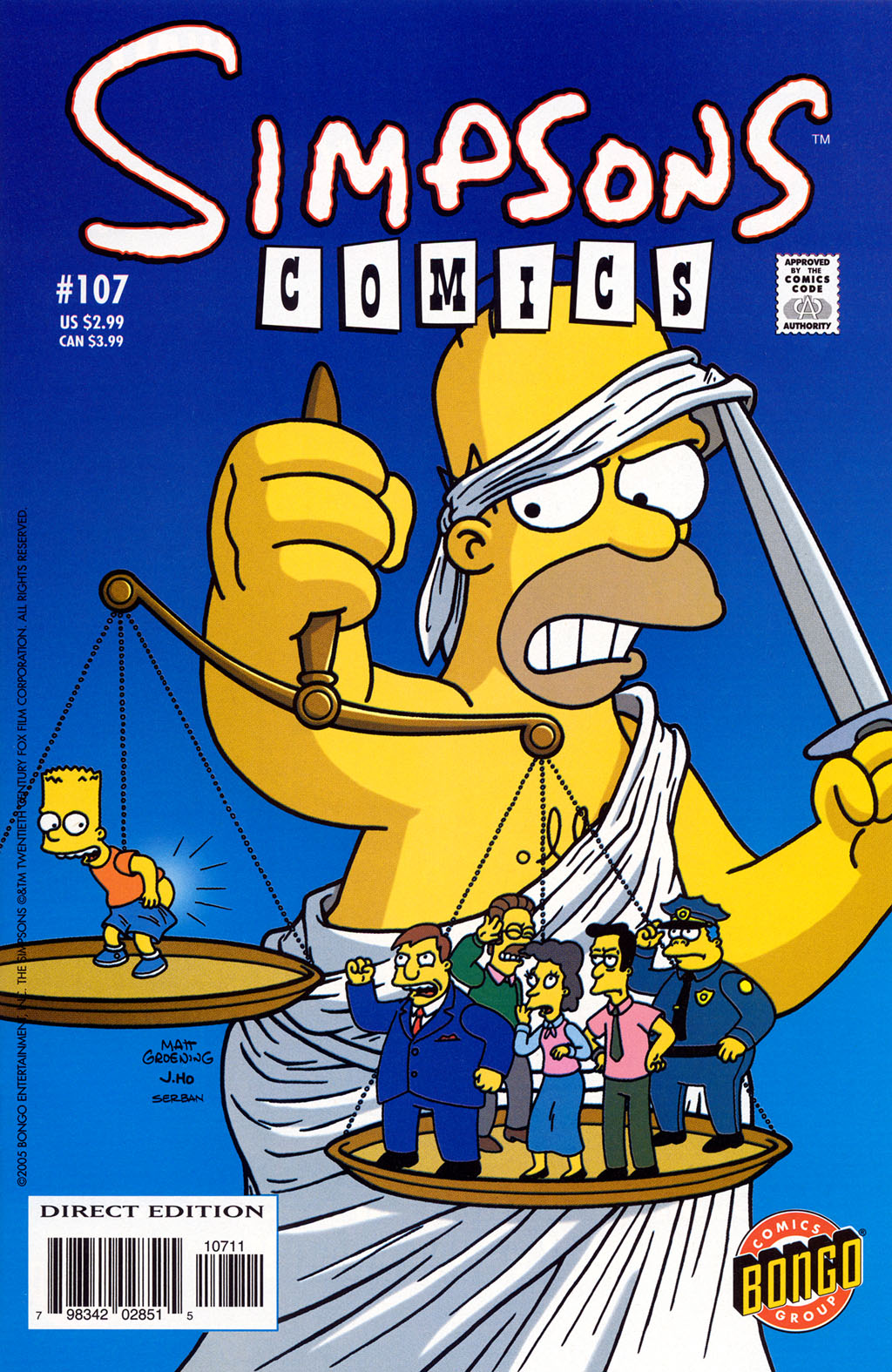 Read online Simpsons Comics comic -  Issue #107 - 1