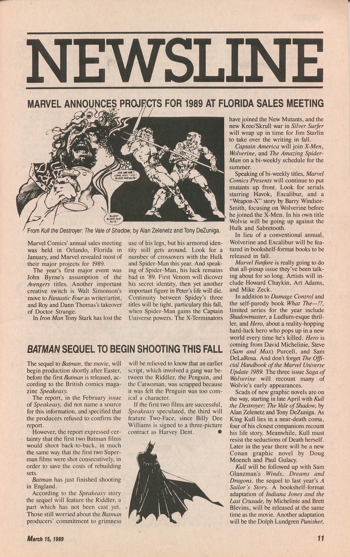 Read online Amazing Heroes comic -  Issue #161 - 11