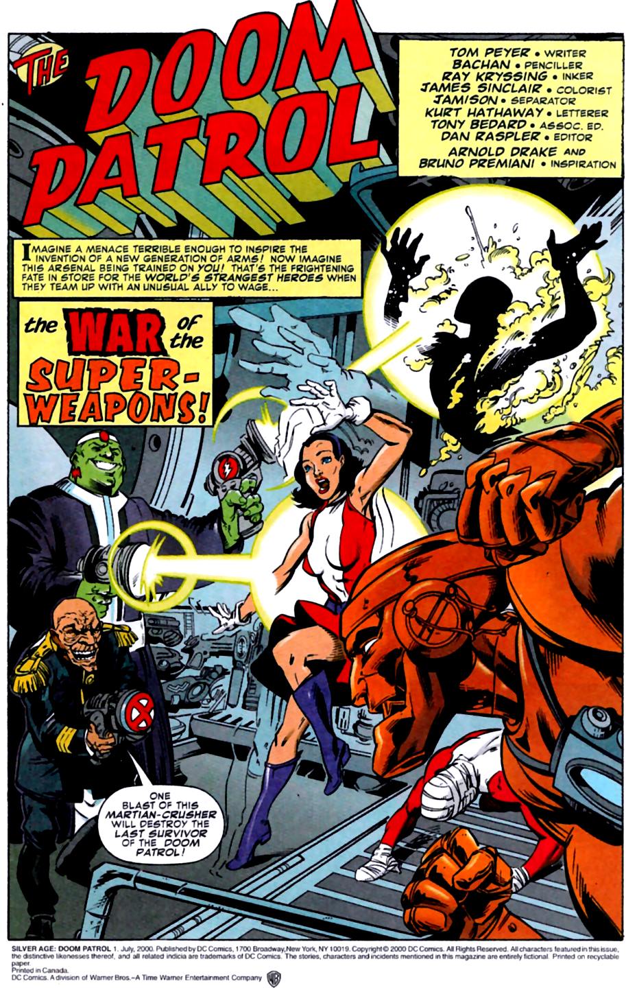 Read online Silver Age: Doom Patrol comic -  Issue # Full - 2