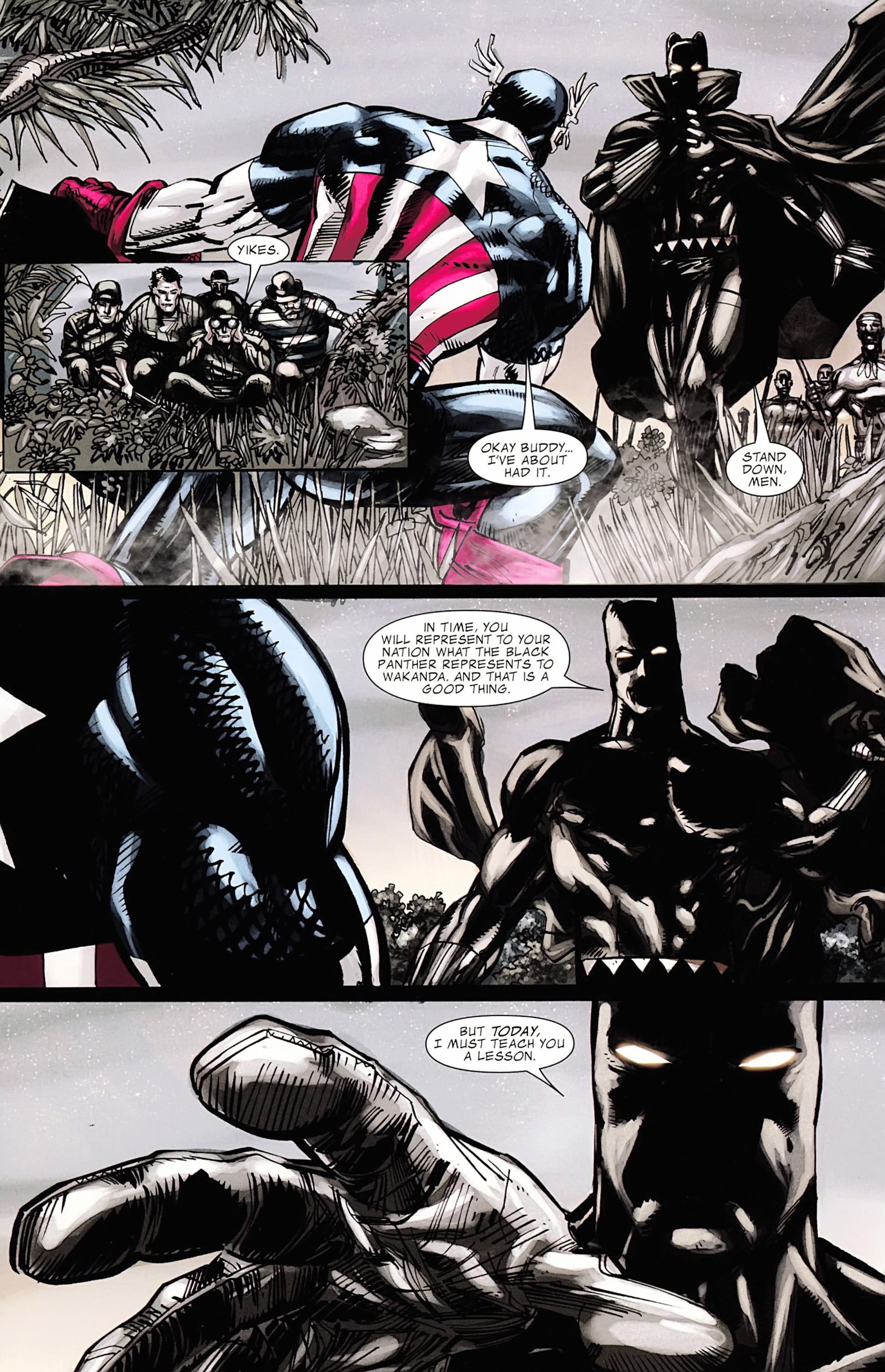 Read online Black Panther/Captain America: Flags Of Our Fathers comic -  Issue #1 - 19