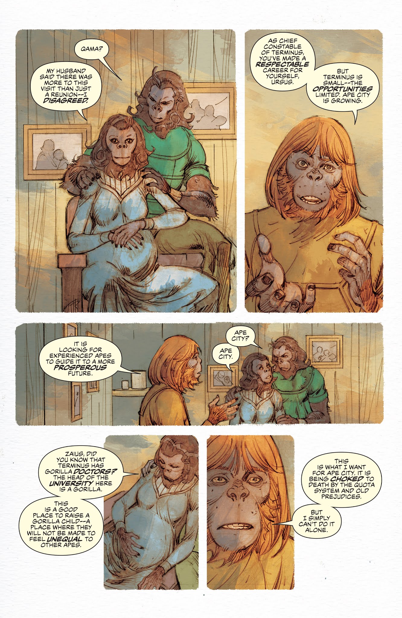 Read online Planet of the Apes: Ursus comic -  Issue #6 - 6
