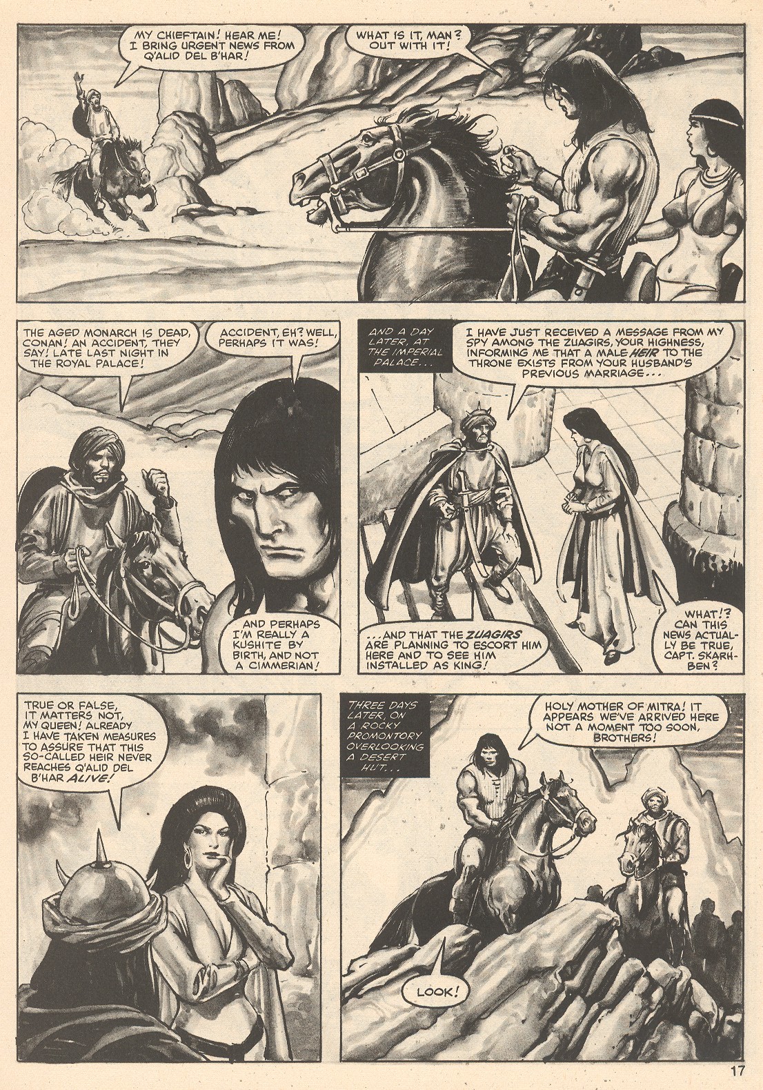 Read online The Savage Sword Of Conan comic -  Issue #76 - 17