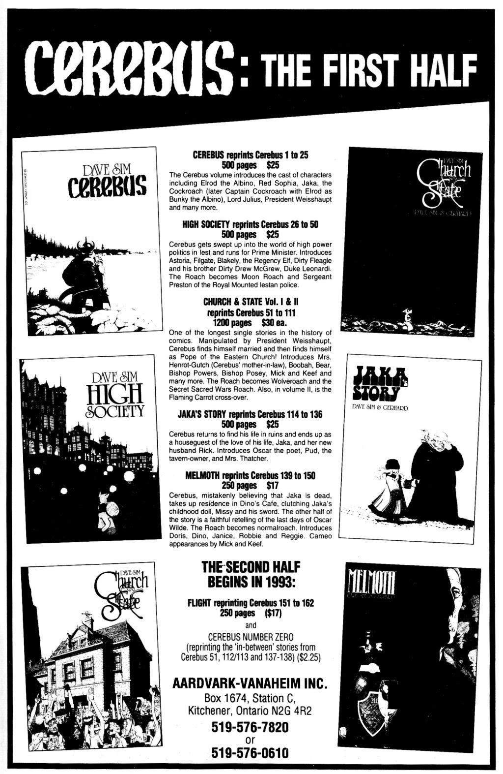 Read online Cerebus comic -  Issue #0 - 94