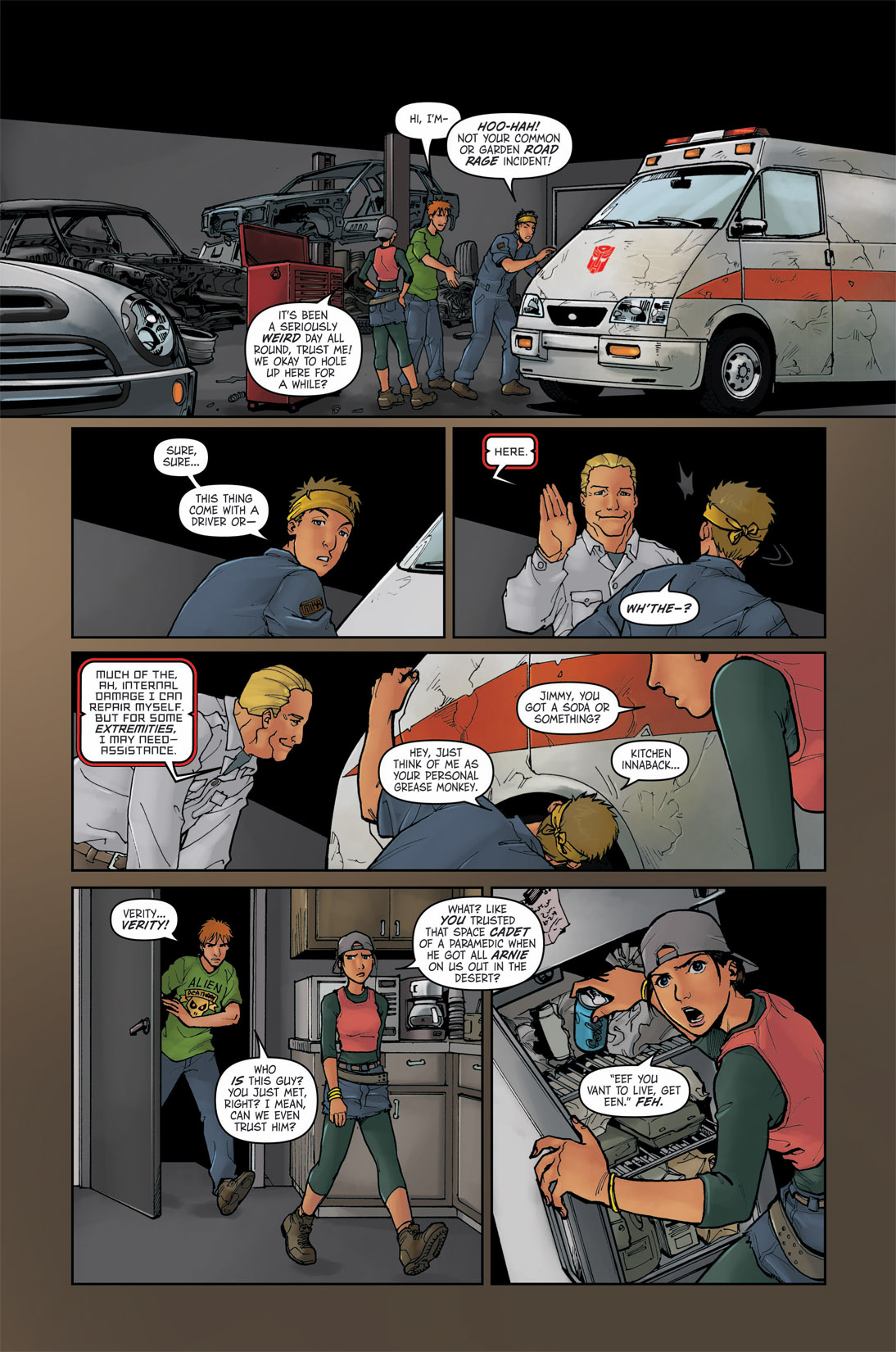 Read online The Transformers: Infiltration comic -  Issue #1 - 19