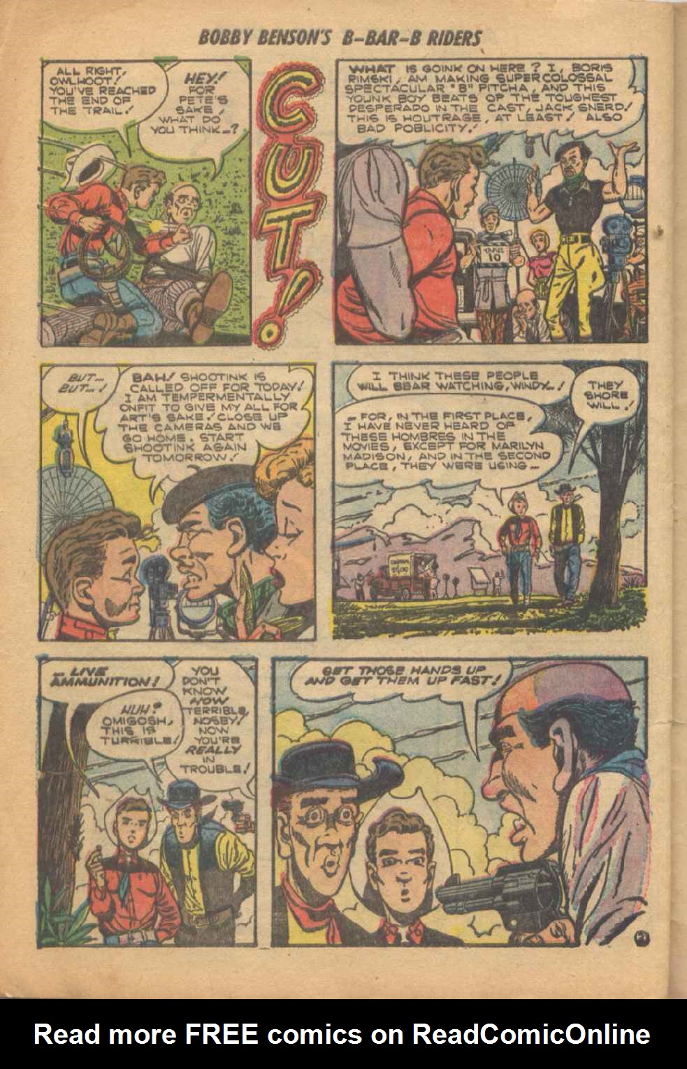 Read online Bobby Benson's B-Bar-B Riders comic -  Issue #20 - 28