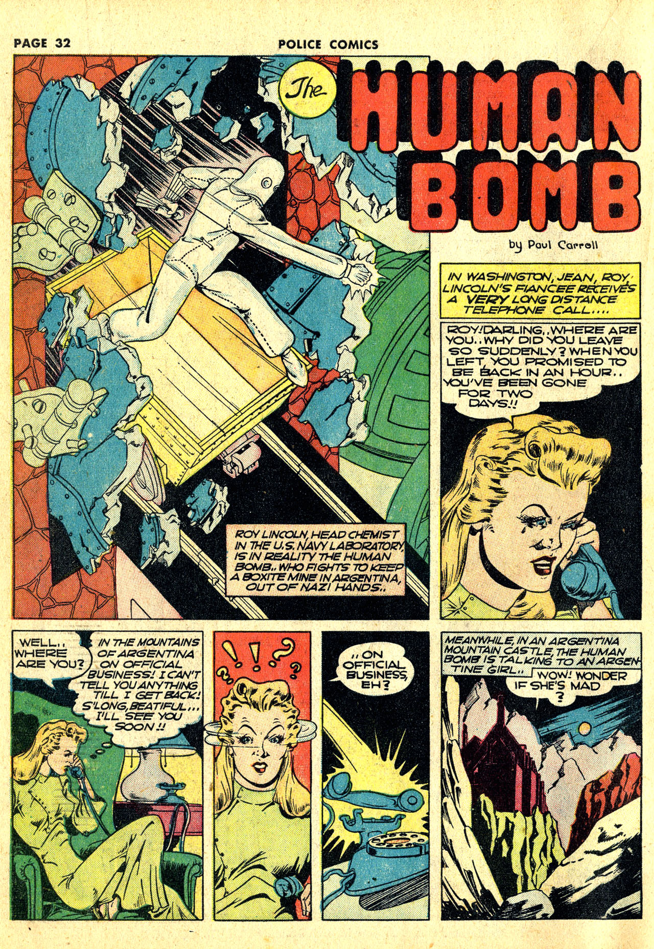 Read online Police Comics comic -  Issue #10 - 35