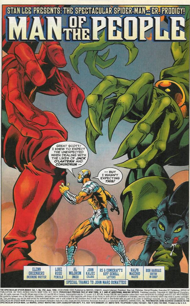 Read online The Spectacular Spider-Man (1976) comic -  Issue #258 - 2