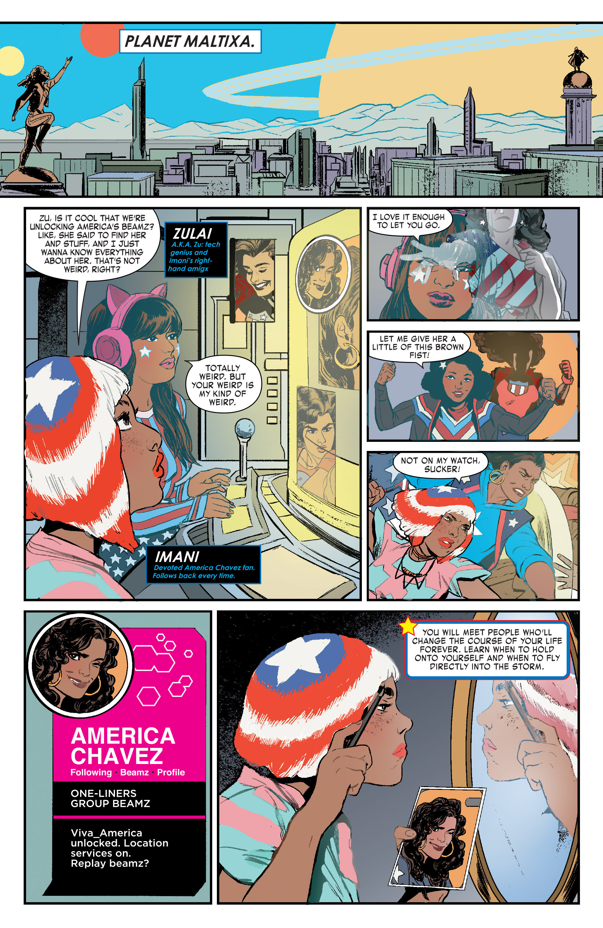 Read online America (2017) comic -  Issue #2 - 3