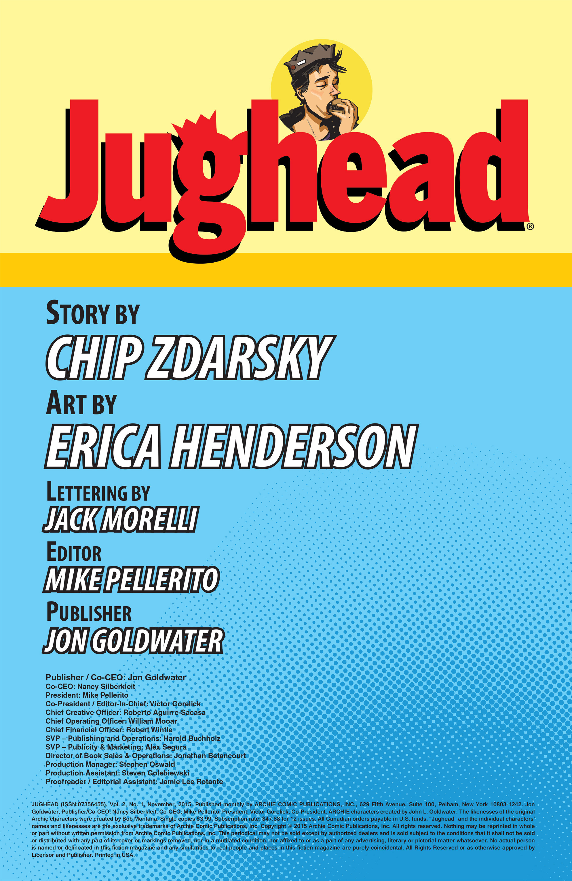 Read online Jughead (2015) comic -  Issue #1 - 2