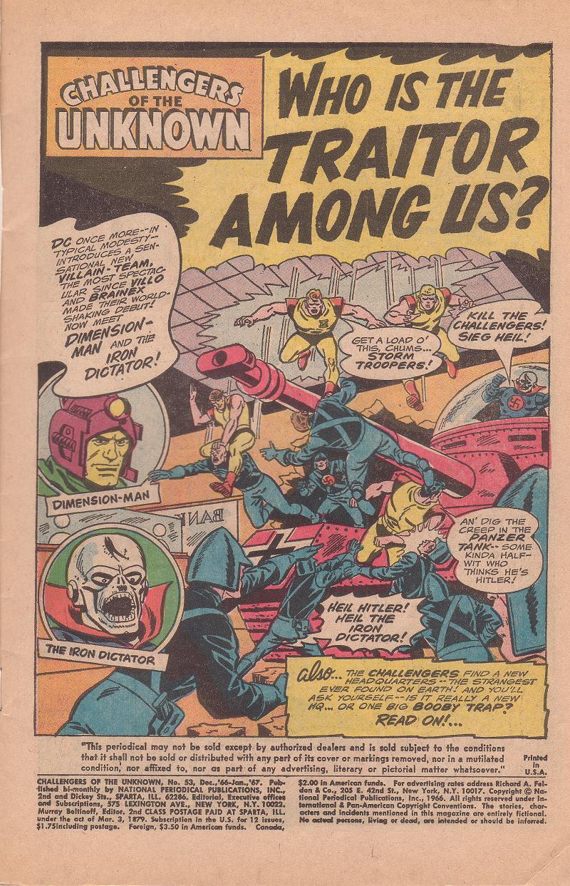 Challengers of the Unknown (1958) Issue #53 #53 - English 3