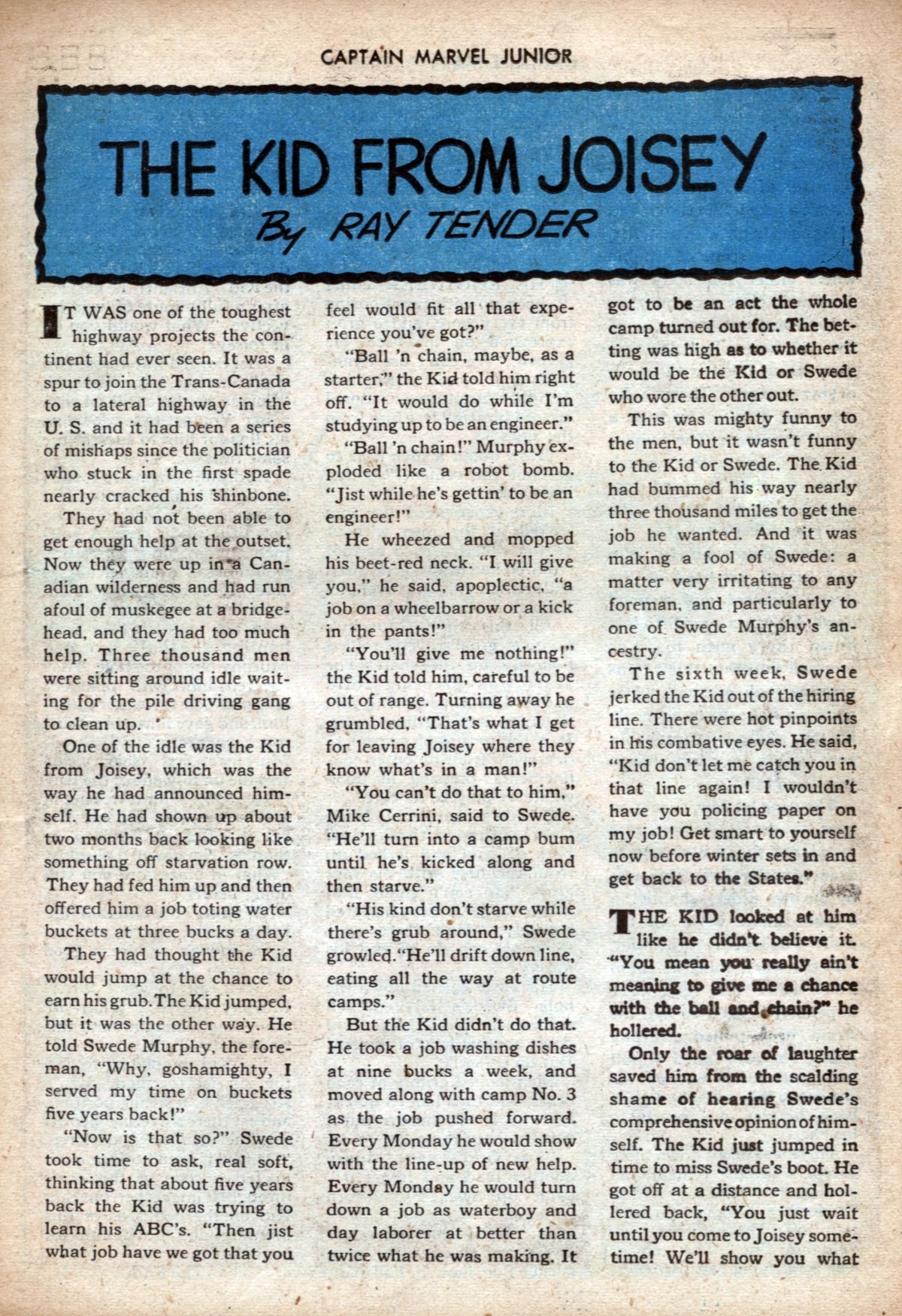 Read online Captain Marvel, Jr. comic -  Issue #27 - 23