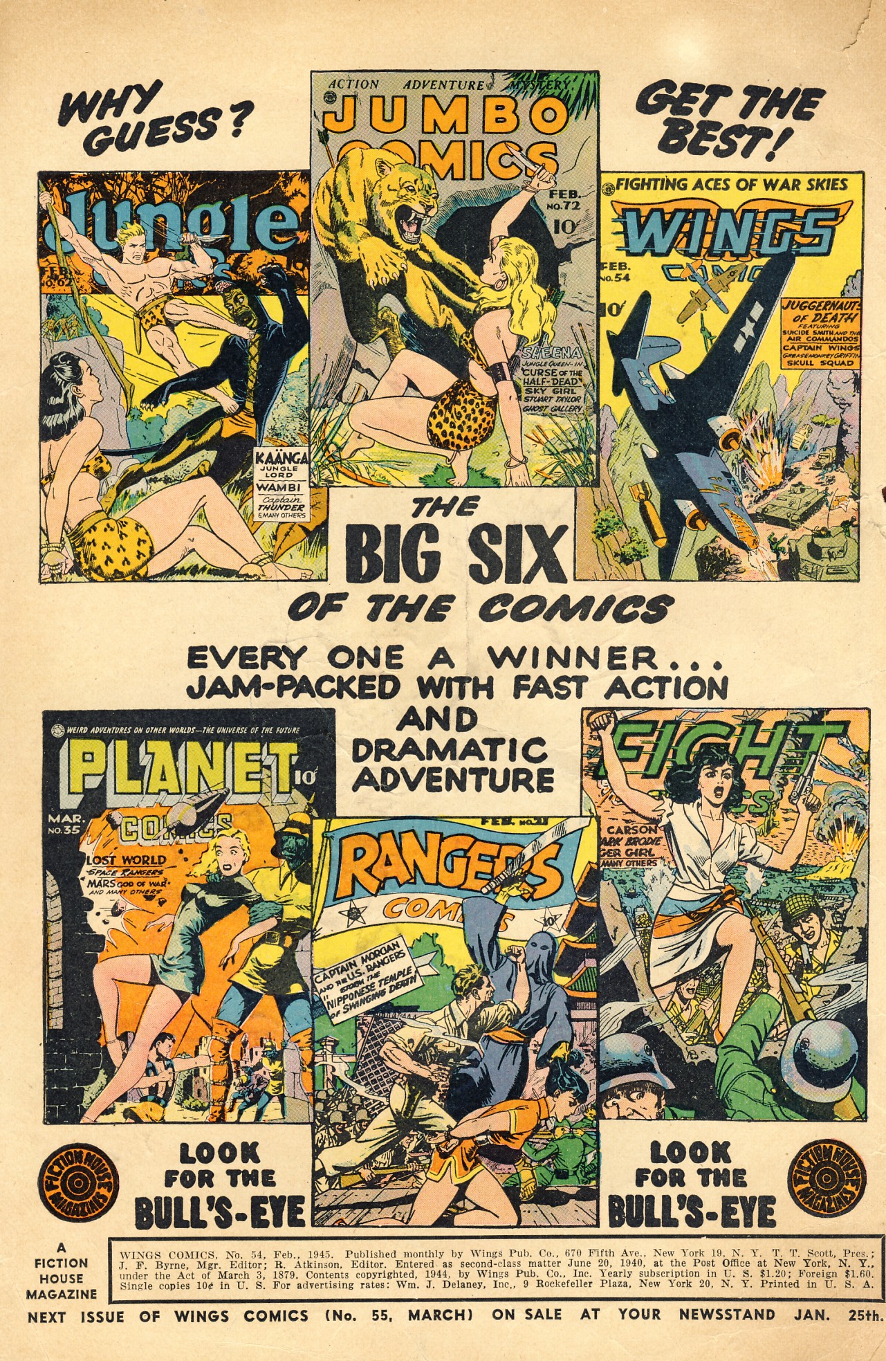 Read online Wings Comics comic -  Issue #54 - 2