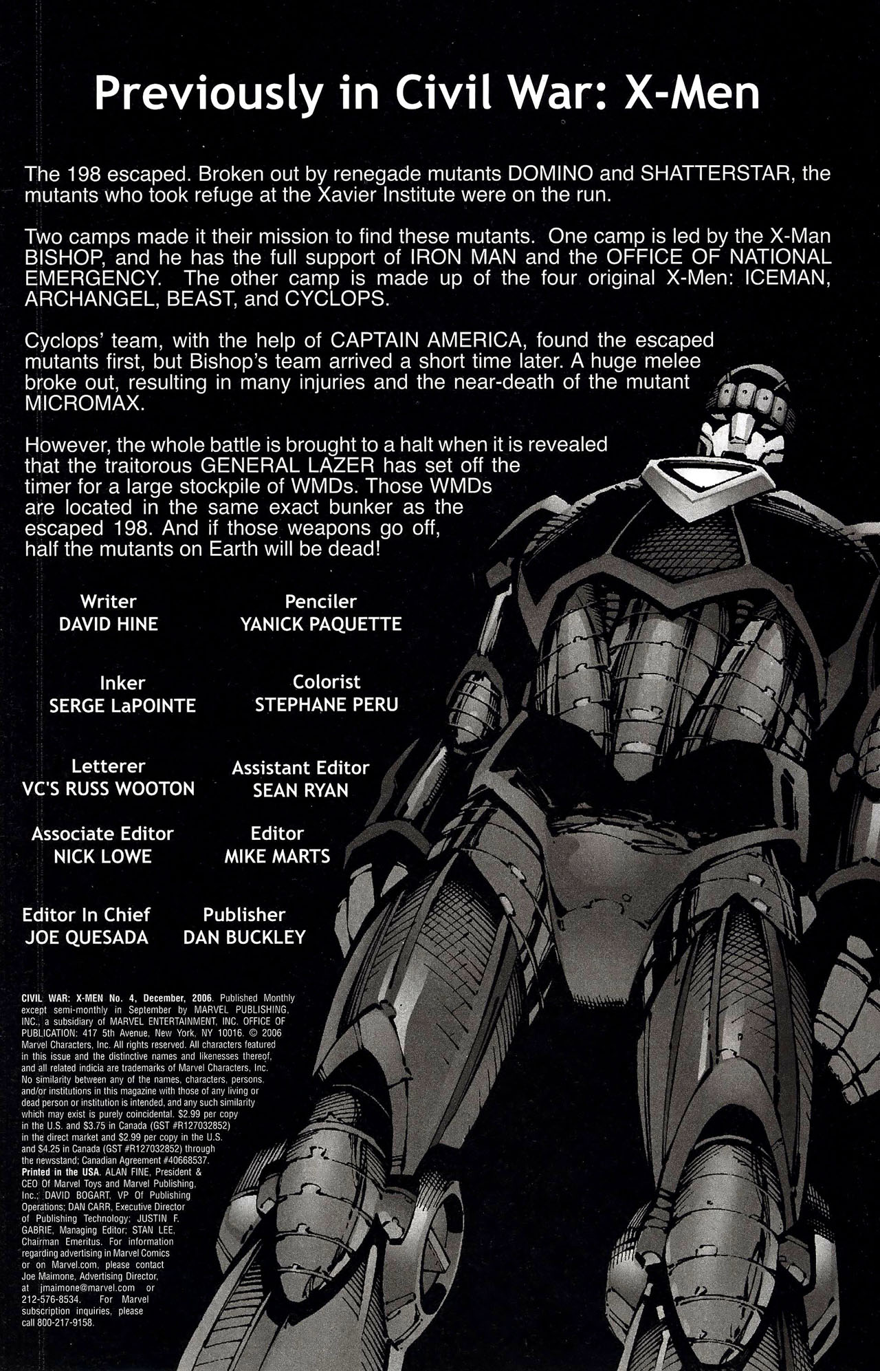 Read online Civil War: X-Men comic -  Issue #4 - 2