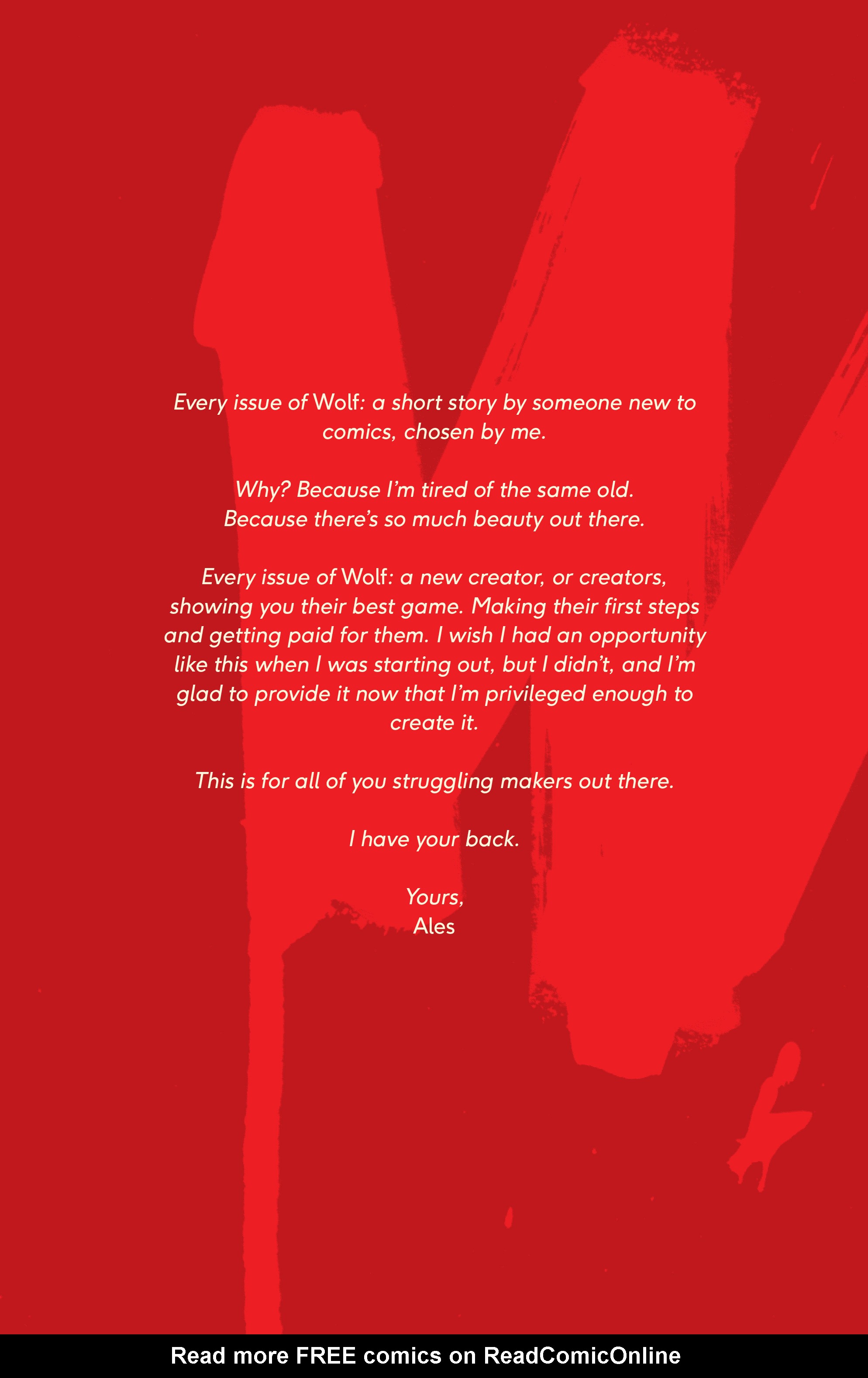 Read online Wolf (2015) comic -  Issue #9 - 22