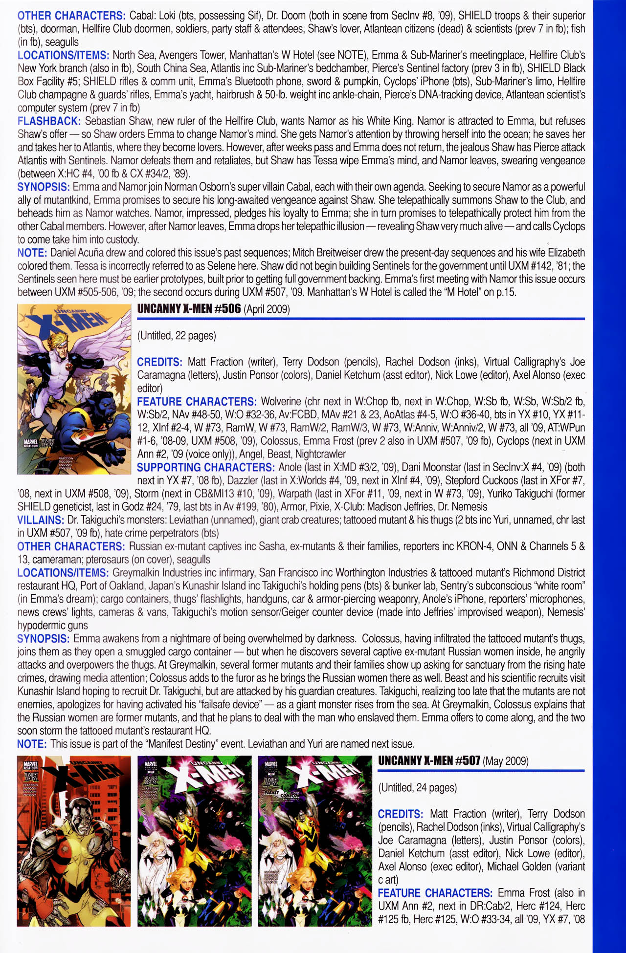 Read online Official Index to the Marvel Universe comic -  Issue #13 - 57