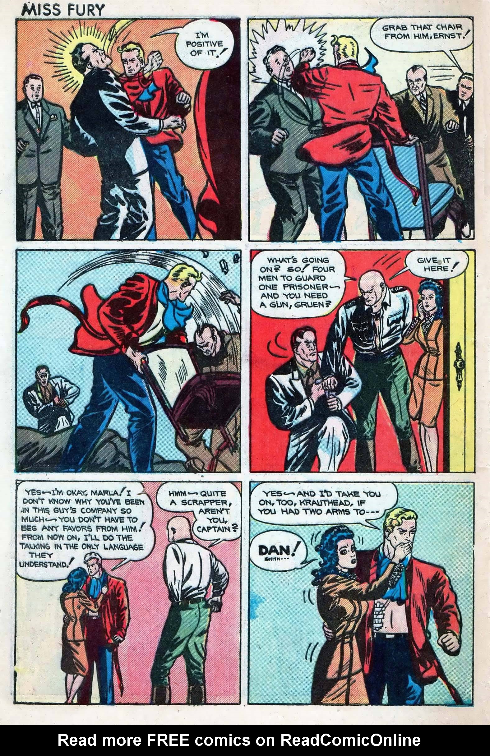 Read online Miss Fury (1942) comic -  Issue #5 - 42