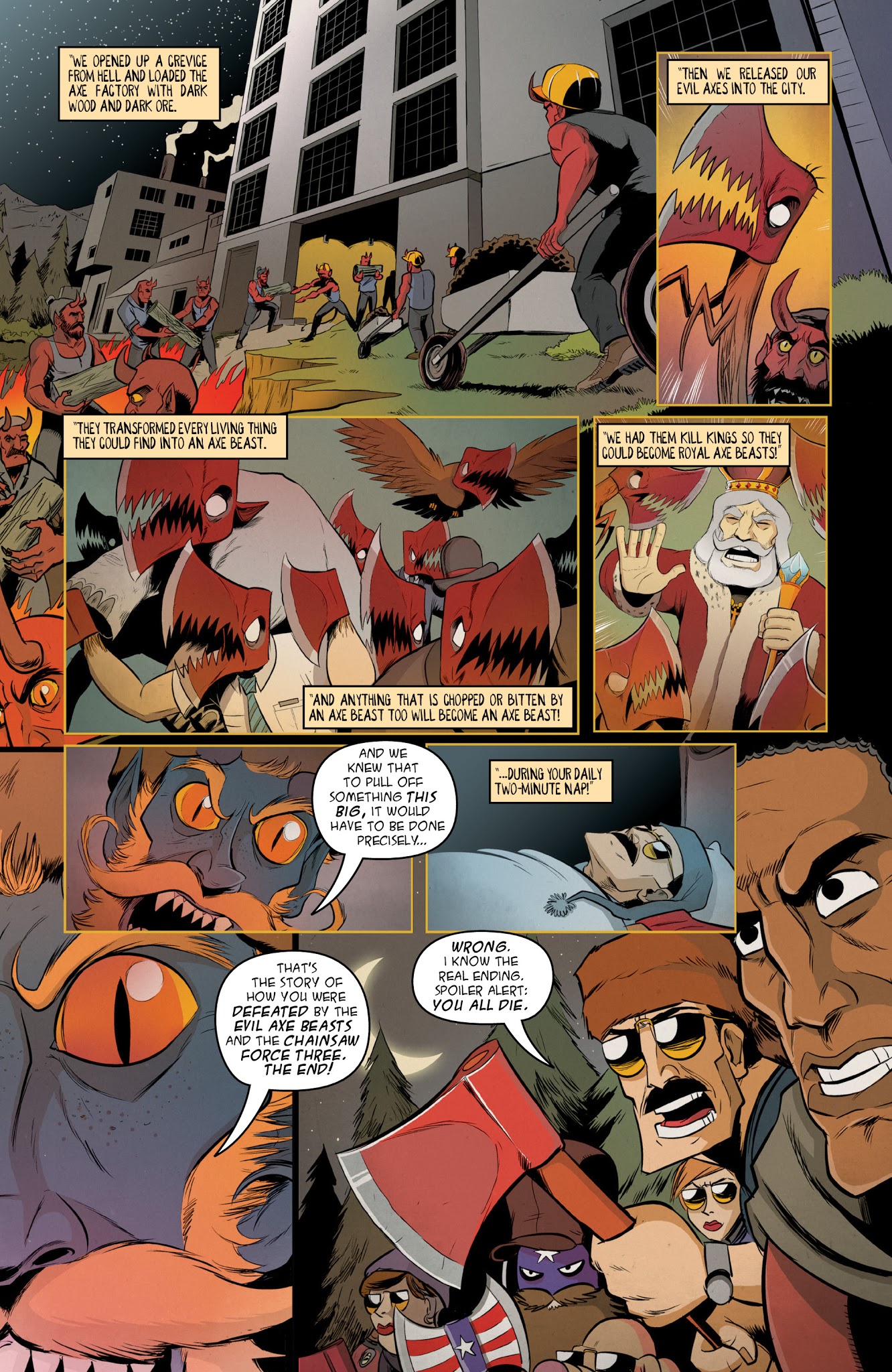 Read online Axe Cop comic -  Issue # TPB 6 - 41