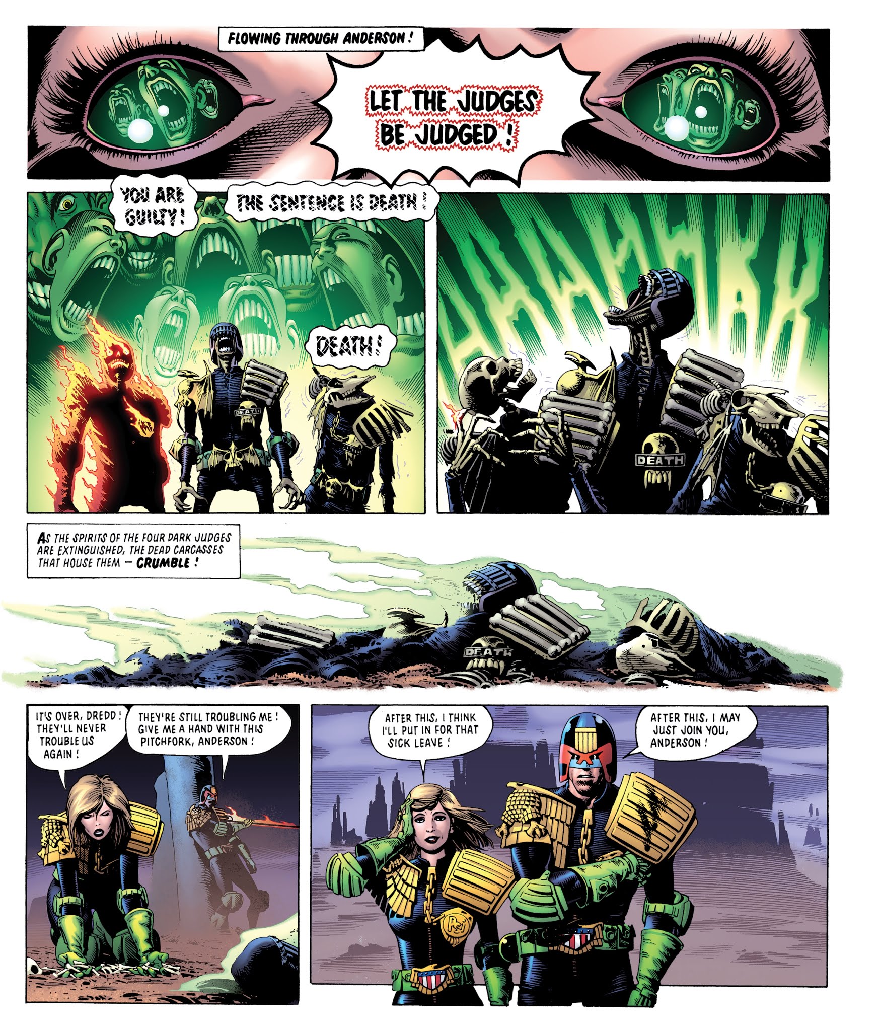 Read online Judge Dredd Classics: The Dark Judges comic -  Issue # TPB - 49