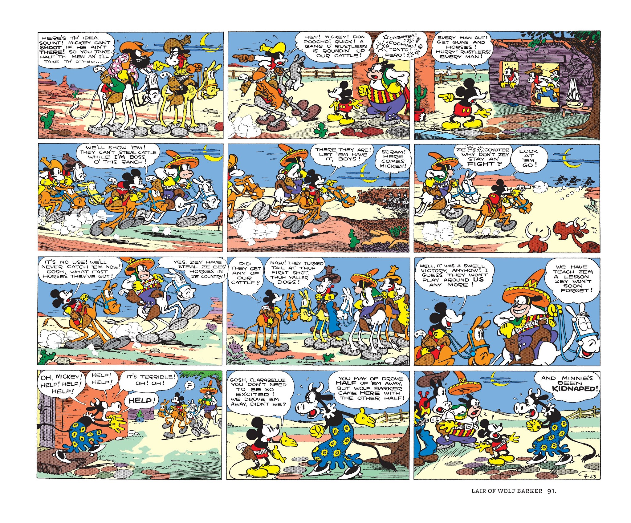 Read online Walt Disney's Mickey Mouse Color Sundays comic -  Issue # TPB 1 (Part 1) - 91