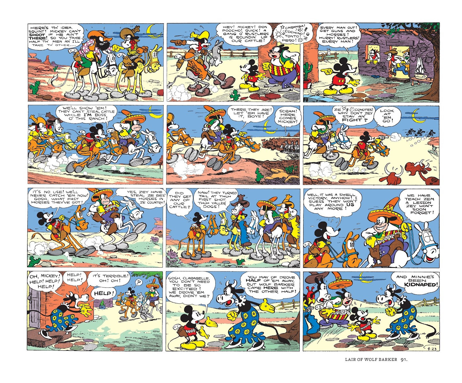 Walt Disney's Mickey Mouse Color Sundays issue TPB 1 (Part 1) - Page 91