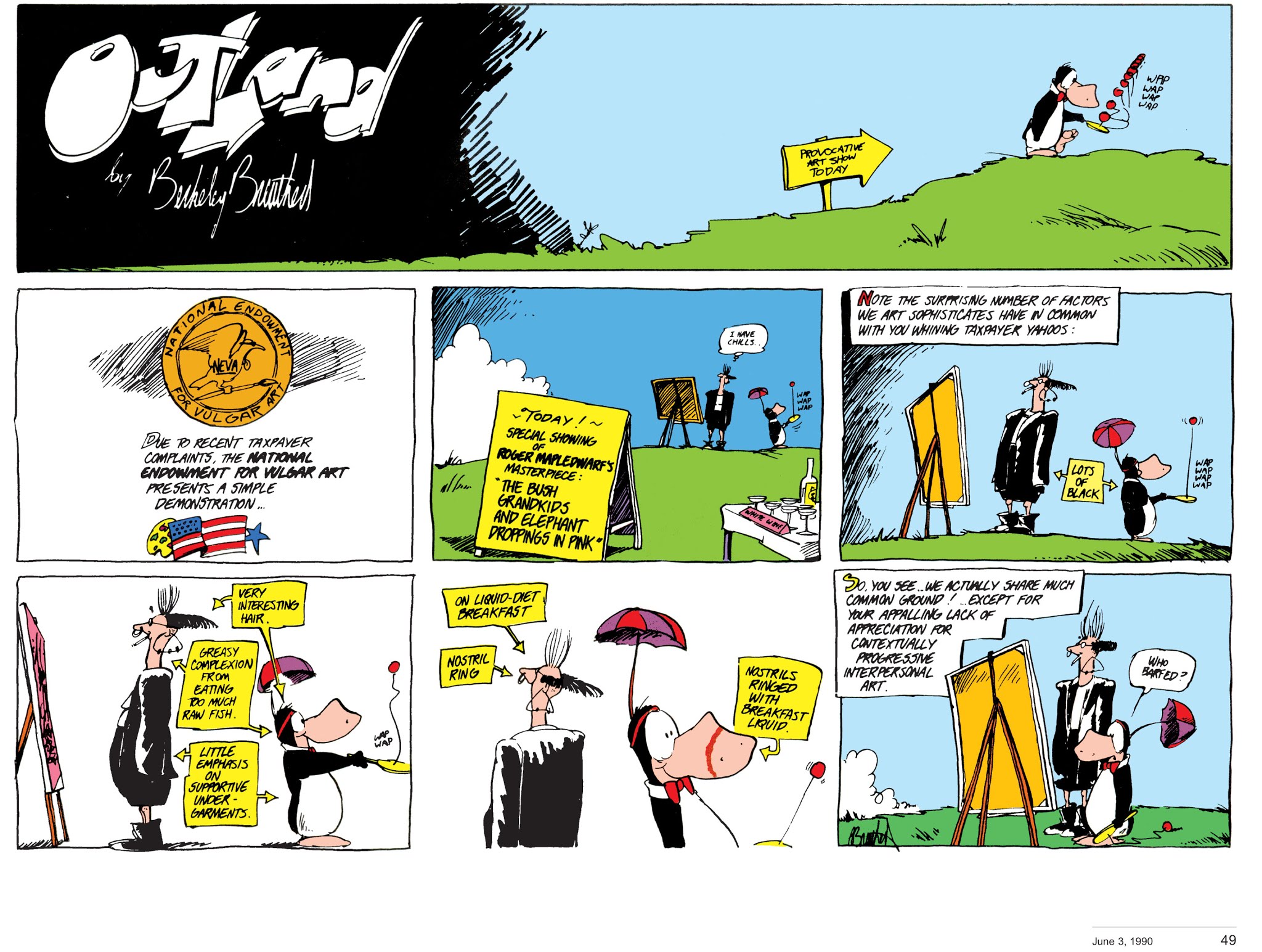 Read online Berkeley Breathed’s Outland comic -  Issue # TPB (Part 1) - 50