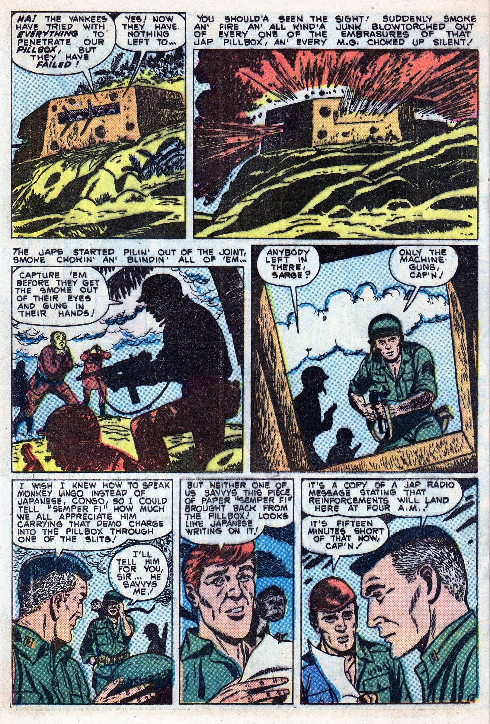 Read online Marines in Battle comic -  Issue #20 - 19