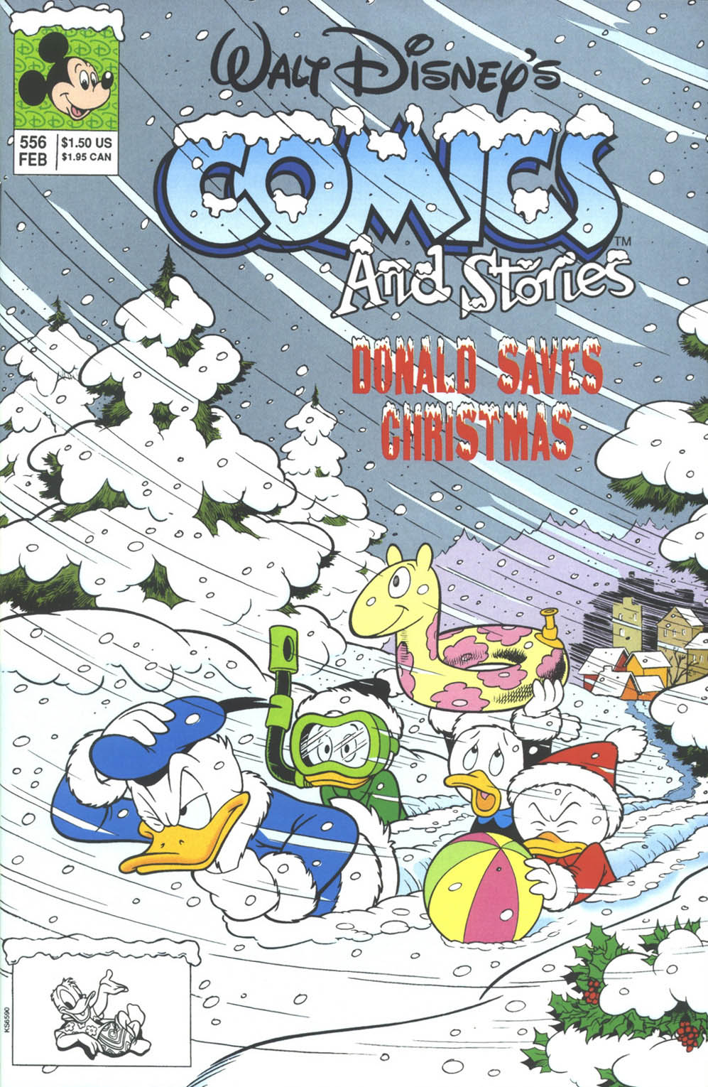 Read online Walt Disney's Comics and Stories comic -  Issue #556 - 1