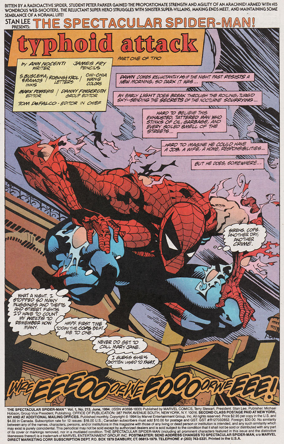 Read online The Spectacular Spider-Man (1976) comic -  Issue #213 - 2
