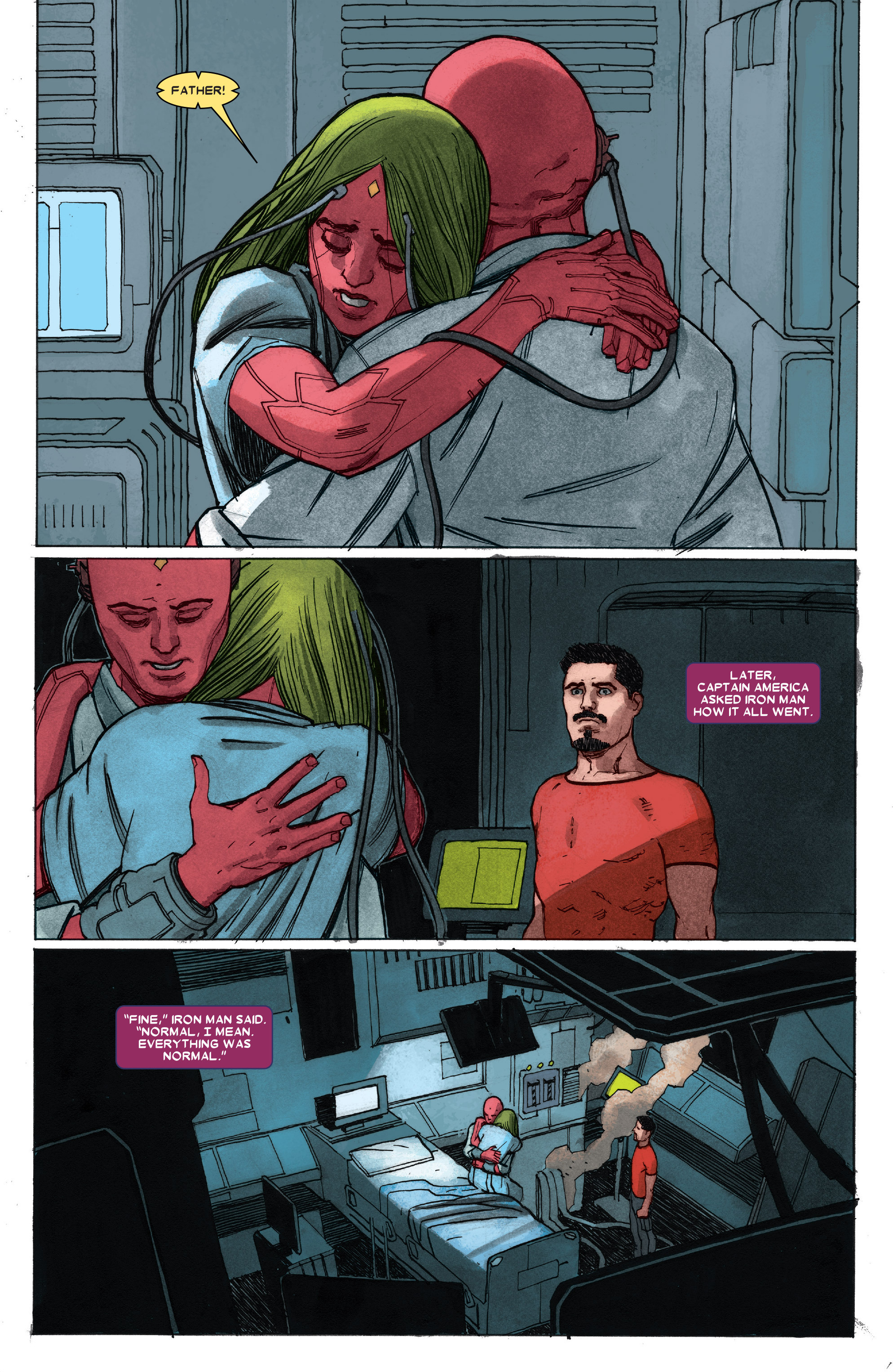 Read online Vision comic -  Issue #3 - 12