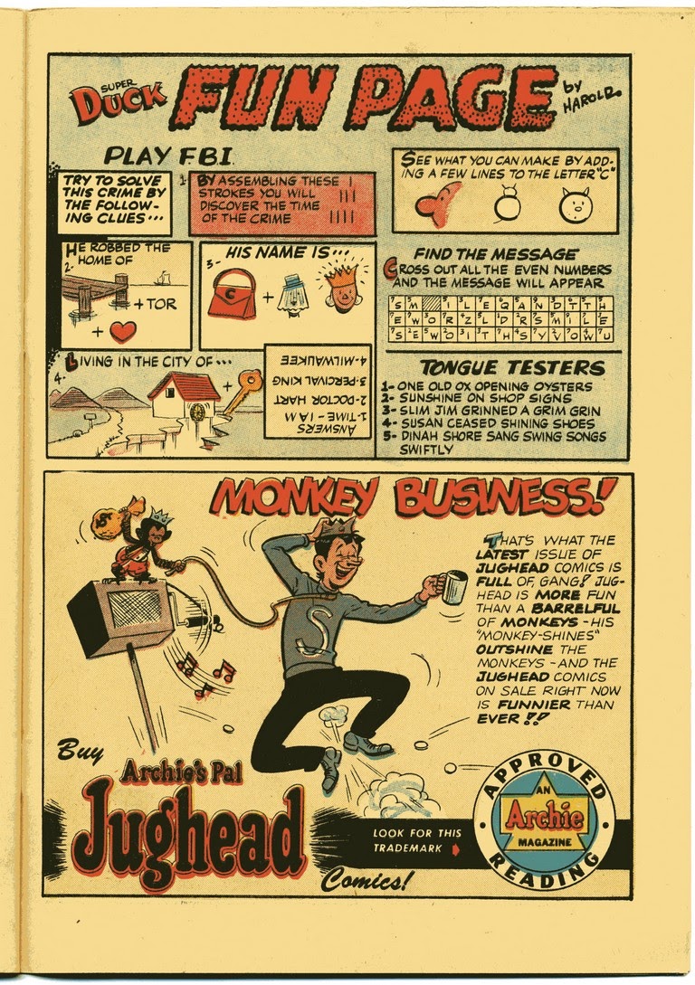 Read online Super Duck Comics comic -  Issue #43 - 43
