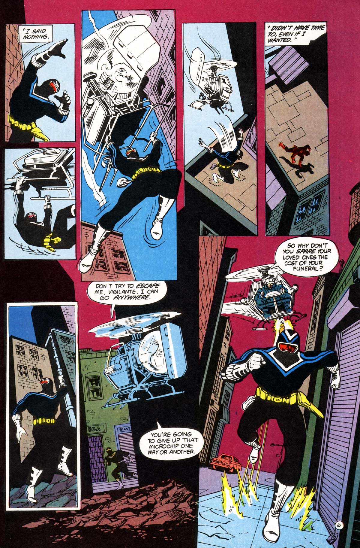 Read online Vigilante (1983) comic -  Issue #8 - 7