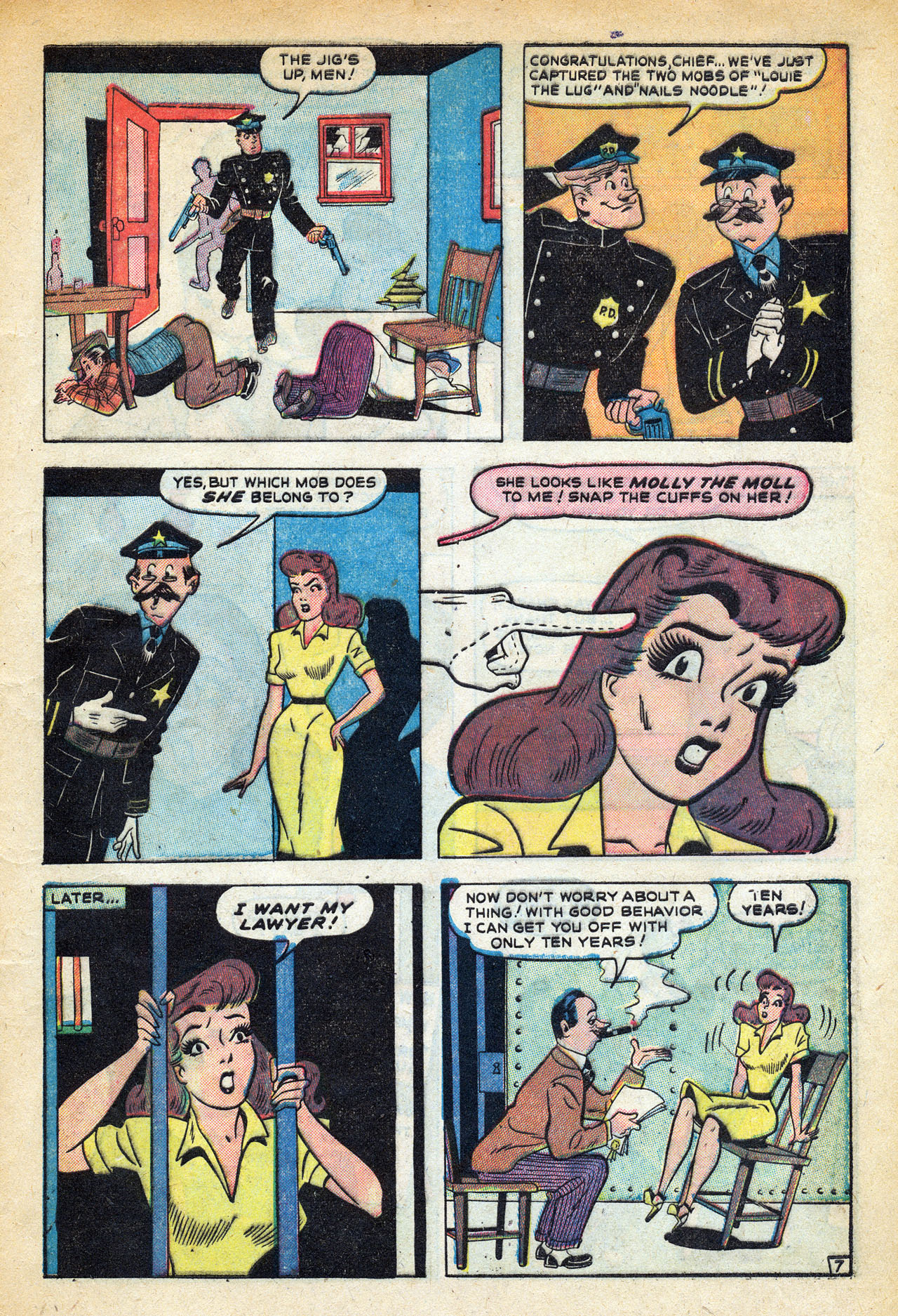 Read online Nellie The Nurse (1945) comic -  Issue #20 - 9