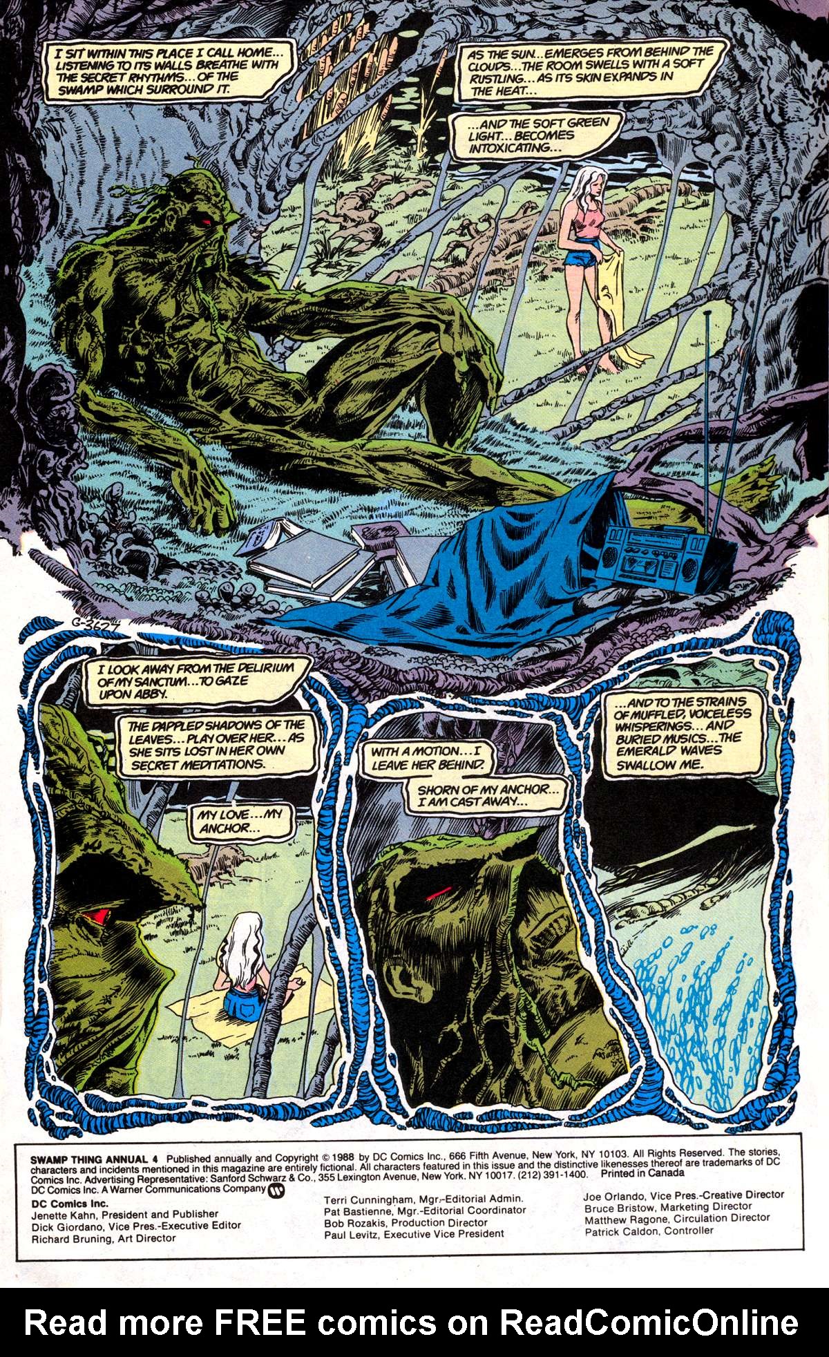 Read online Swamp Thing (1982) comic -  Issue # _Annual 4 - 3